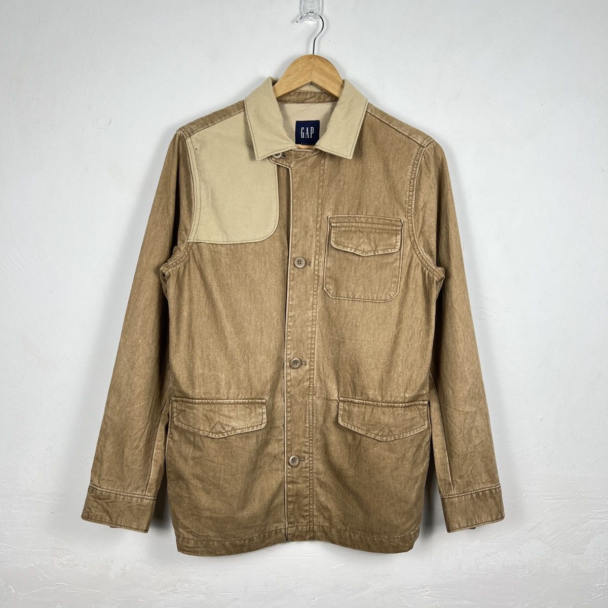 Gap Vintage Gap Button Up Multi Pocket Jacket J0086 Size US S / EU 44-46 / 1 - 1 Thumbnail