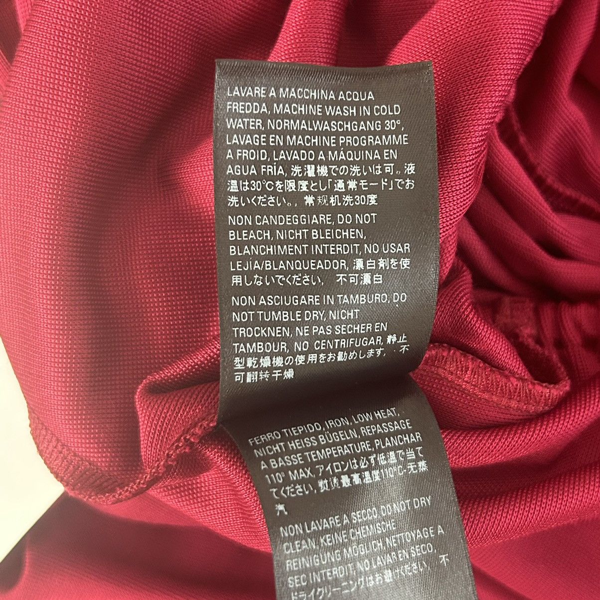 Balenciaga Draped High Neck Jumpsuit Size 36FR/4US Red Size 26" / US 2 / IT 38 - 9 Thumbnail