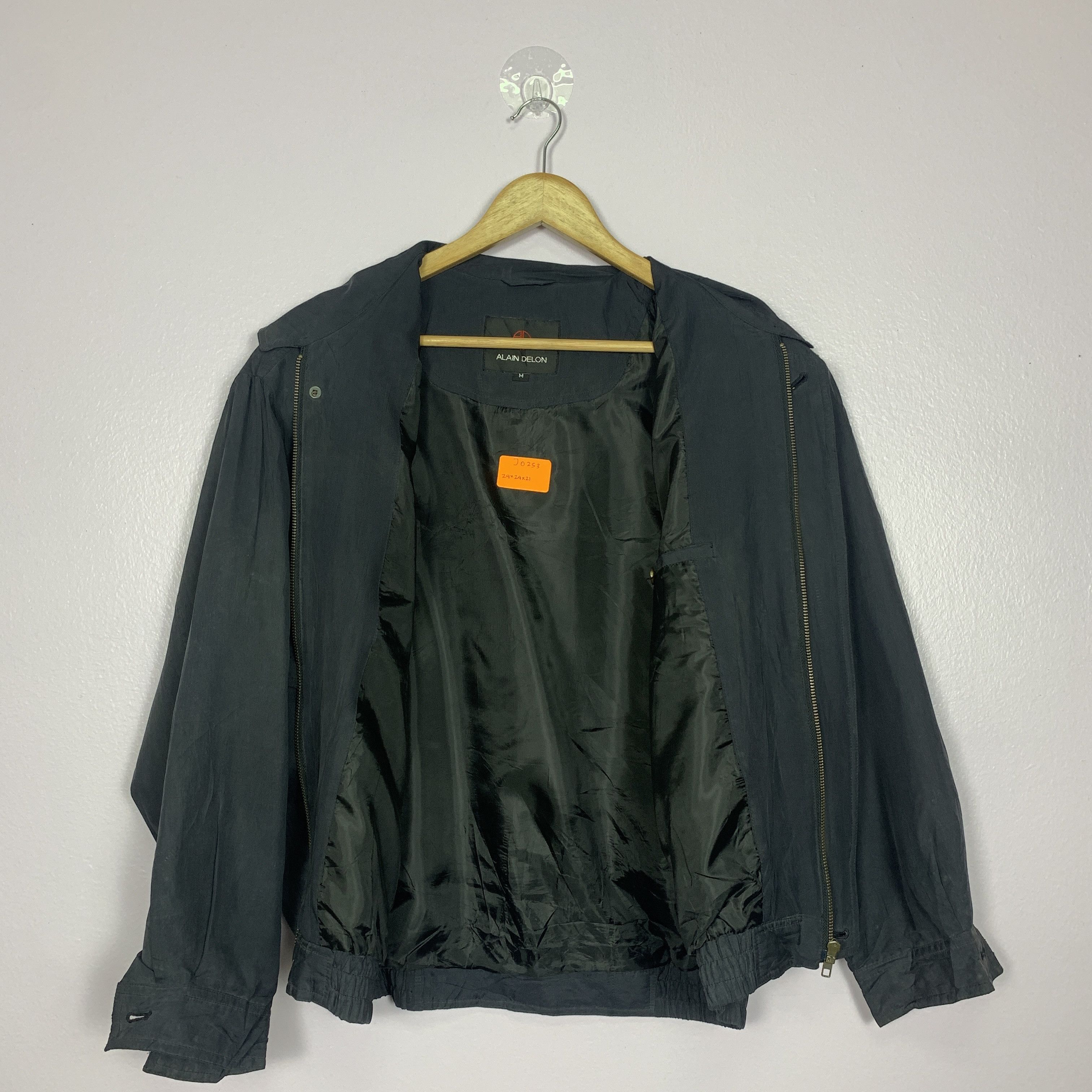 Japanese Brand Vintage ALAIN DELON Zip Up Button Jacket J0253 Size US M / EU 48-50 / 2 - 8 Thumbnail