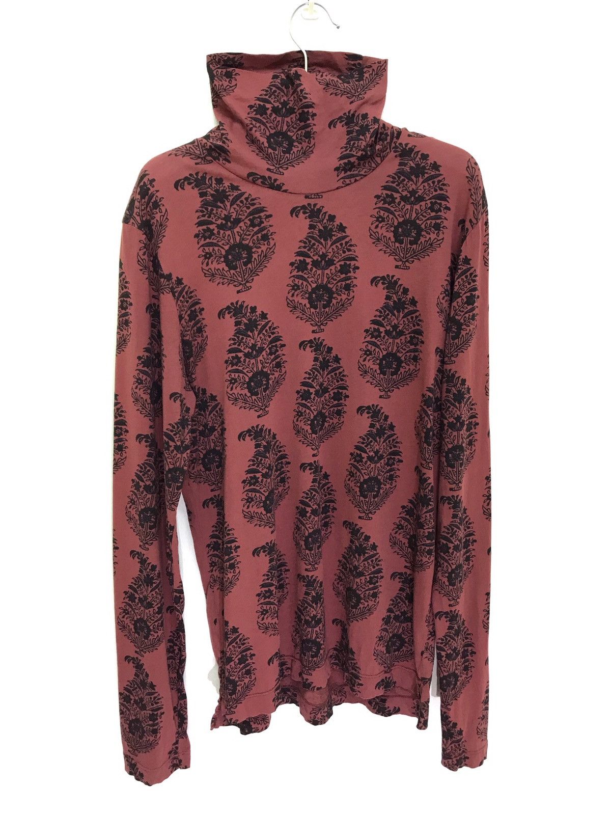 Dries Van Noten Dries Van Noten Thin Shirt Floral Turtle Neck Strecth Slim Size US S / EU 44-46 / 1 - 1 Thumbnail