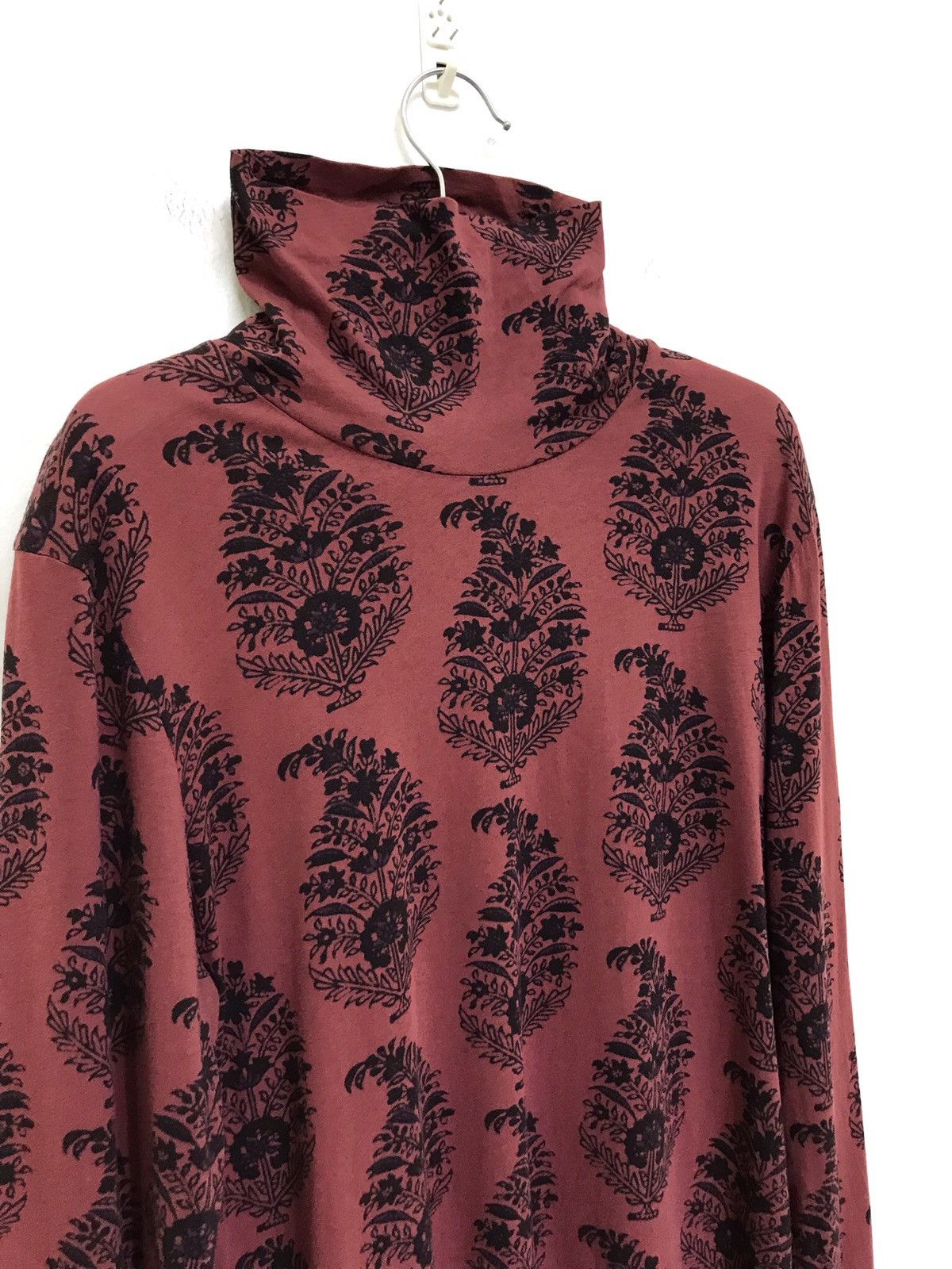 Dries Van Noten Dries Van Noten Thin Shirt Floral Turtle Neck Strecth Slim Size US S / EU 44-46 / 1 - 3 Thumbnail