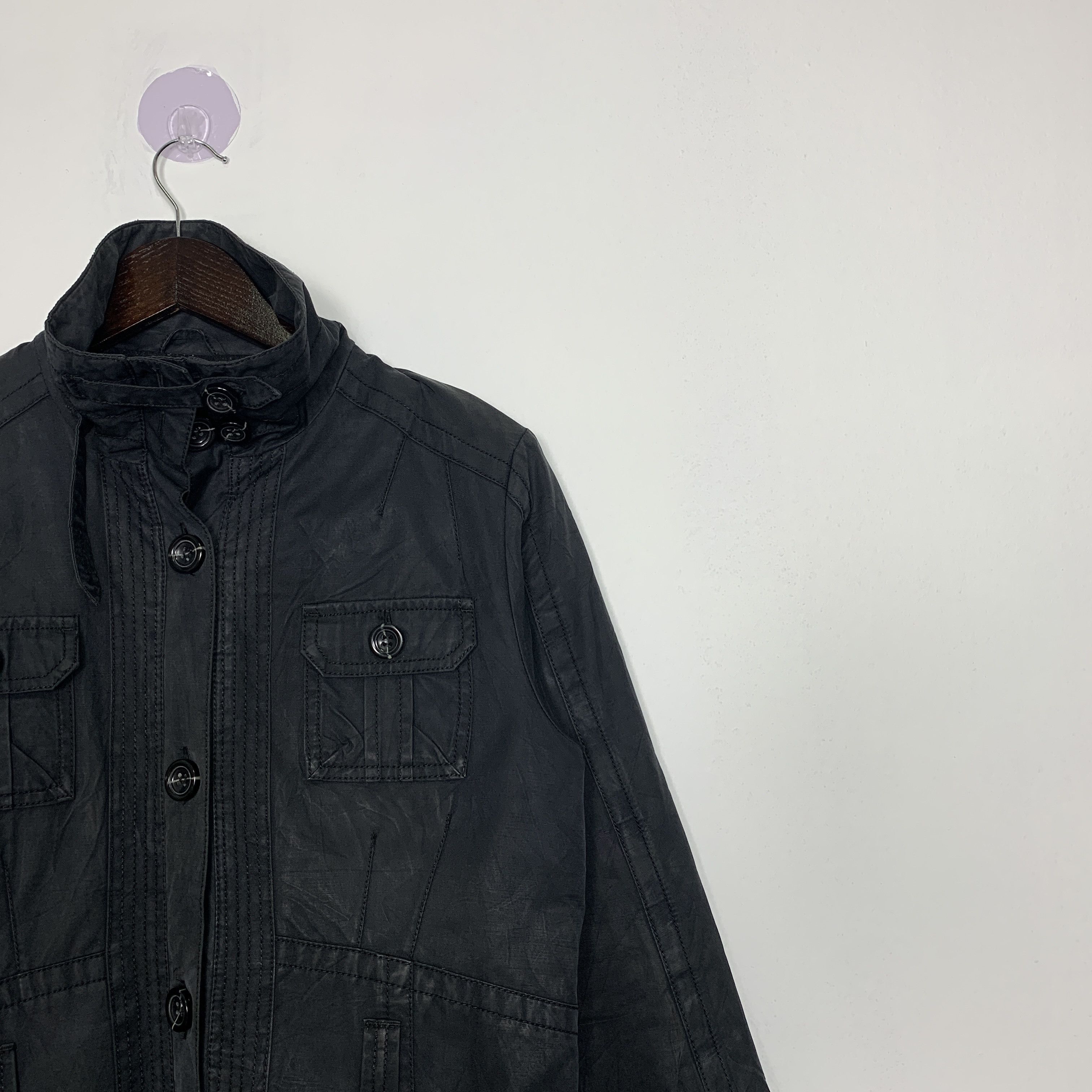 Sisley Vintage SISLEY Long Jacket Parkas J0779 Size US S / EU 44-46 / 1 - 14 Thumbnail