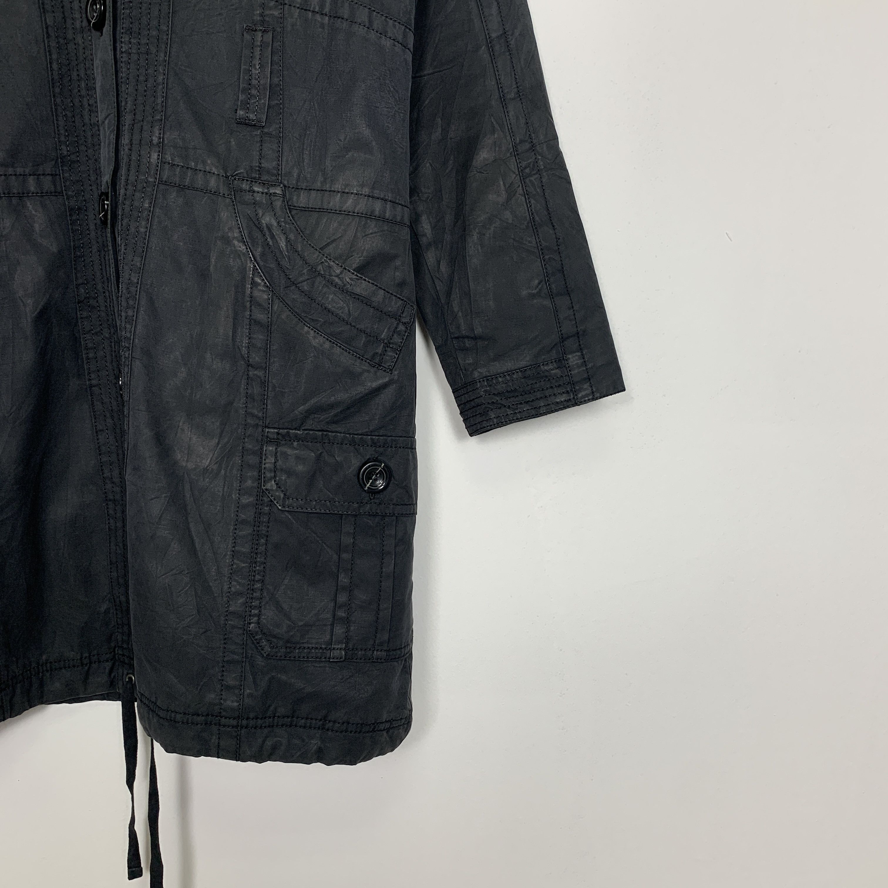Sisley Vintage SISLEY Long Jacket Parkas J0779 Size US S / EU 44-46 / 1 - 15 Thumbnail