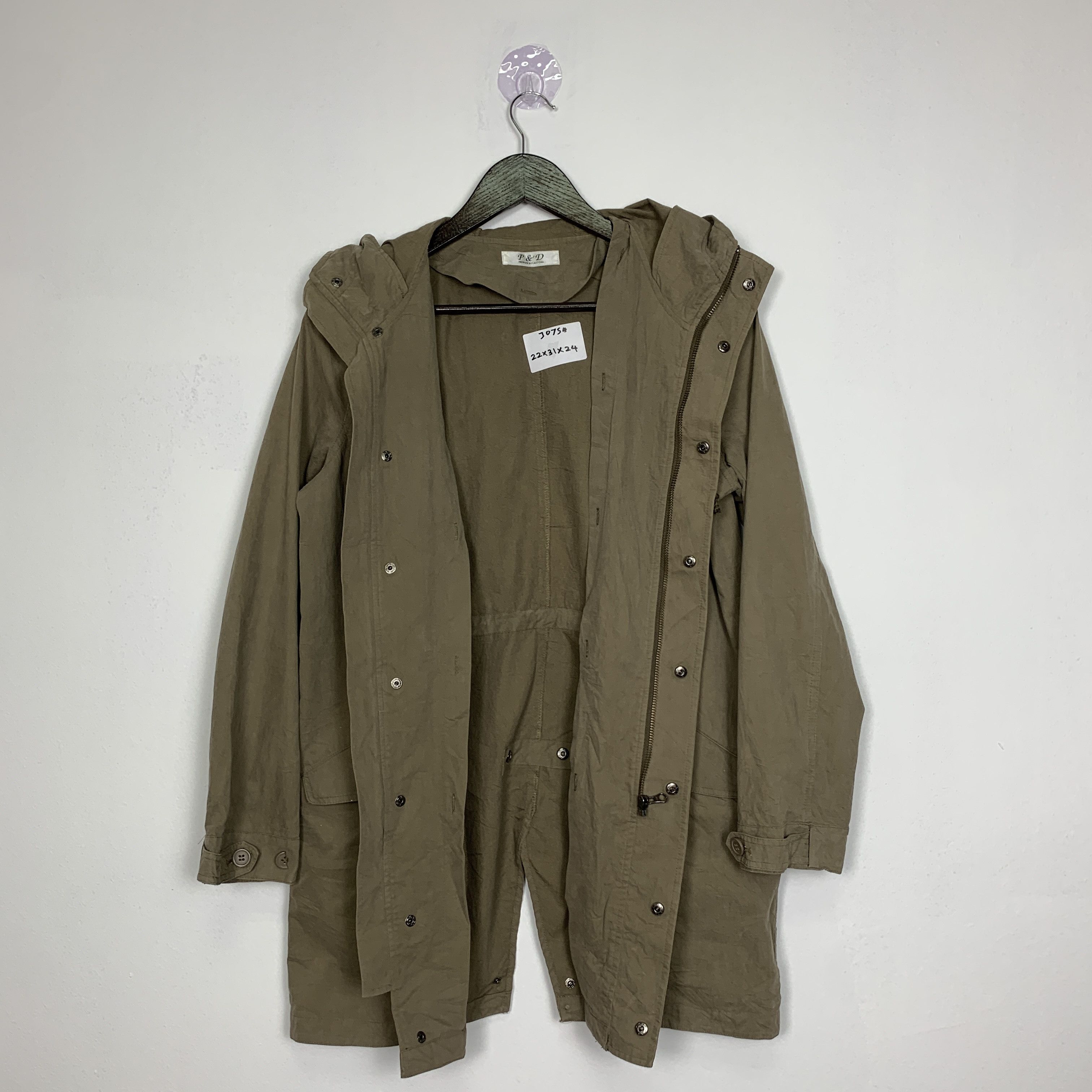 Japanese Brand Vintage Japanese Brand Parkas with Hoodie J0754 Size US S / EU 44-46 / 1 - 7 Thumbnail