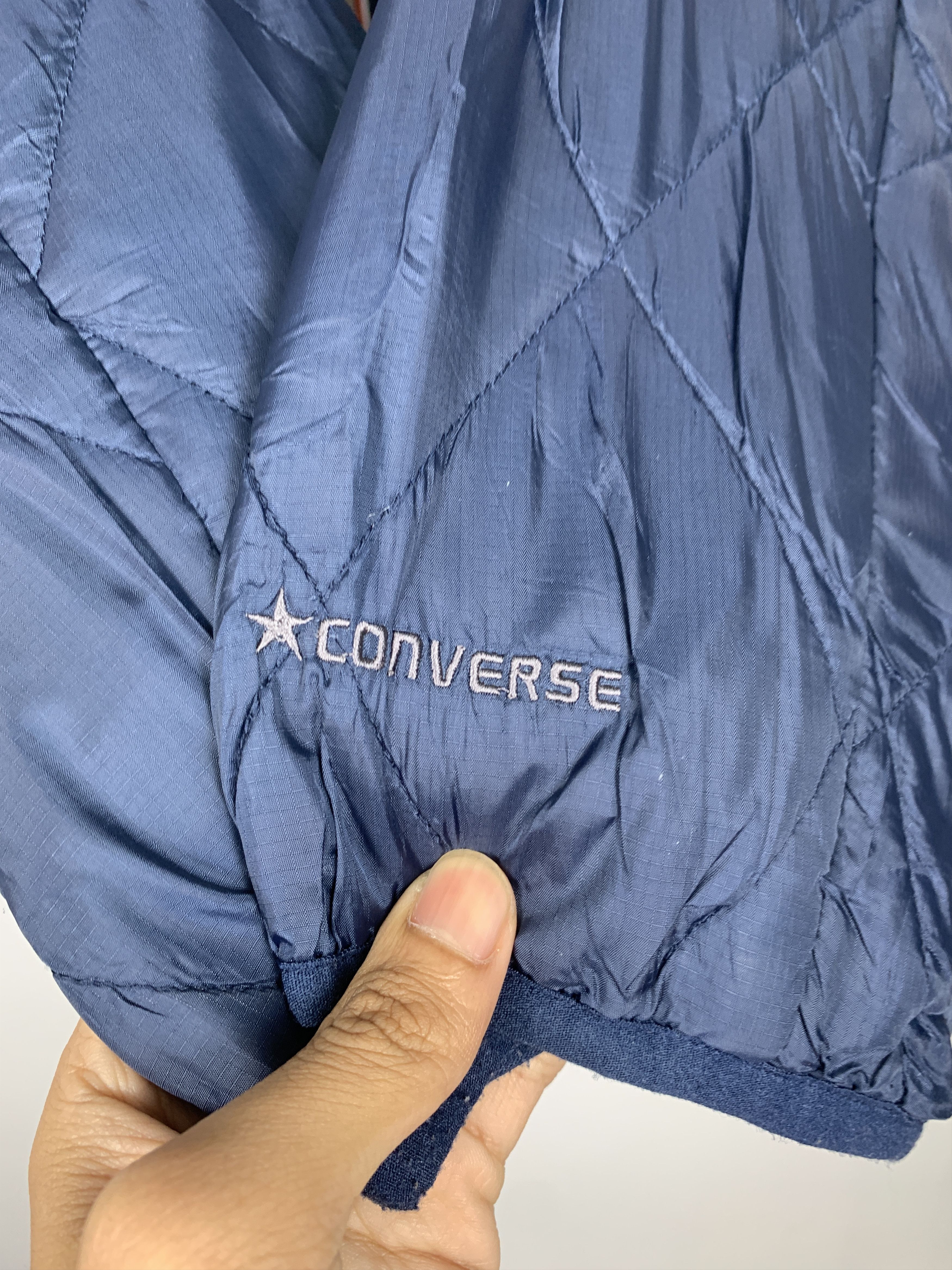 Converse Vintage CONVERSE Zip Up Quilted hoodie Jacket J1460 Size US XL / EU 56 / 4 - 6 Thumbnail