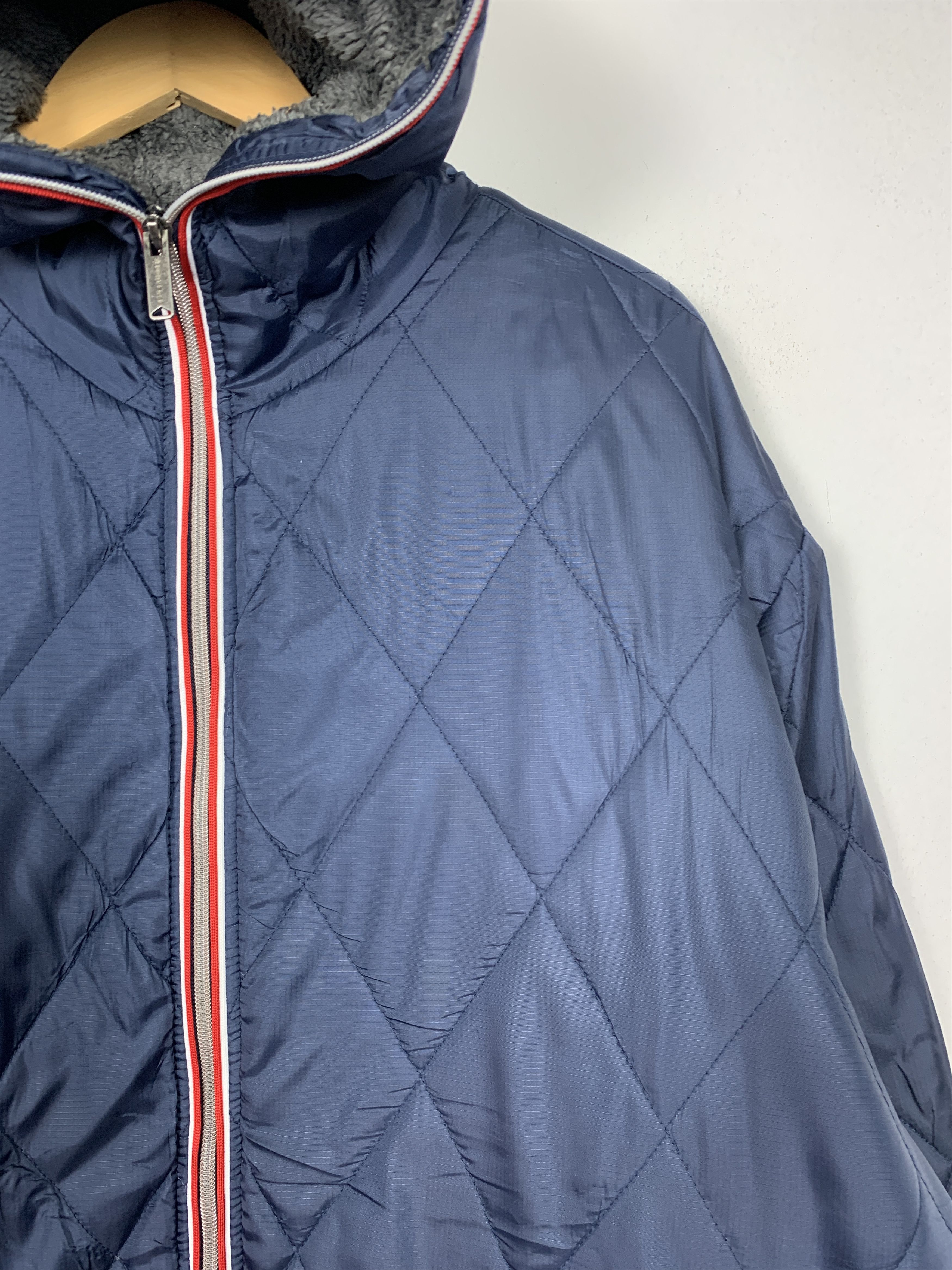 Converse Vintage CONVERSE Zip Up Quilted hoodie Jacket J1460 Size US XL / EU 56 / 4 - 3 Thumbnail