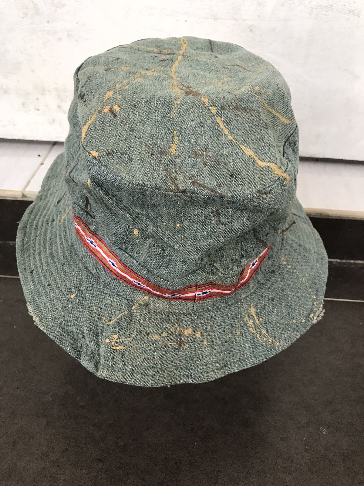 Other Unbrand Navajo Distressed Painter Sick Dope Rare Bucket Hat Size ONE SIZE - 4 Thumbnail
