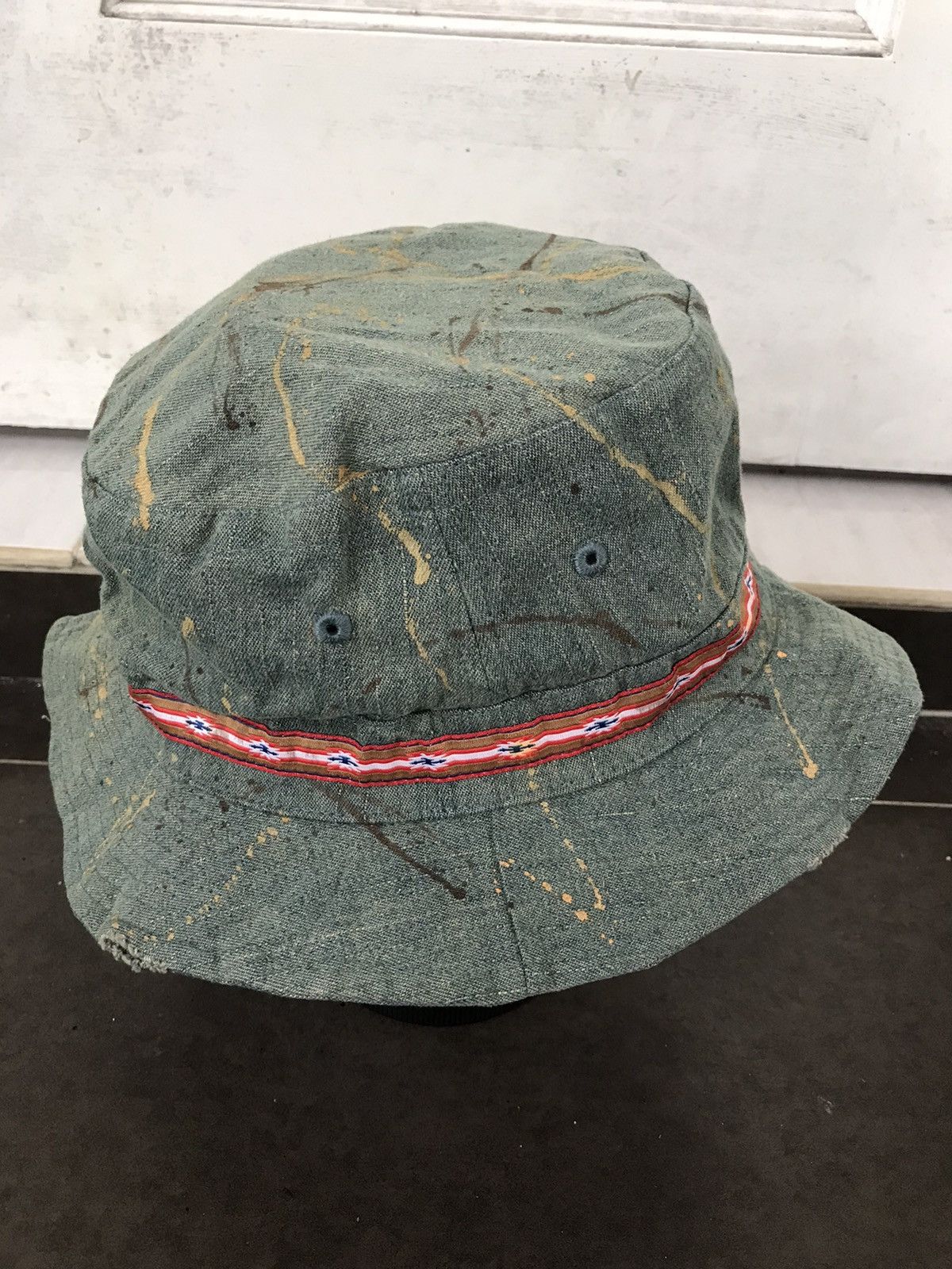 Other Unbrand Navajo Distressed Painter Sick Dope Rare Bucket Hat Size ONE SIZE - 5 Thumbnail