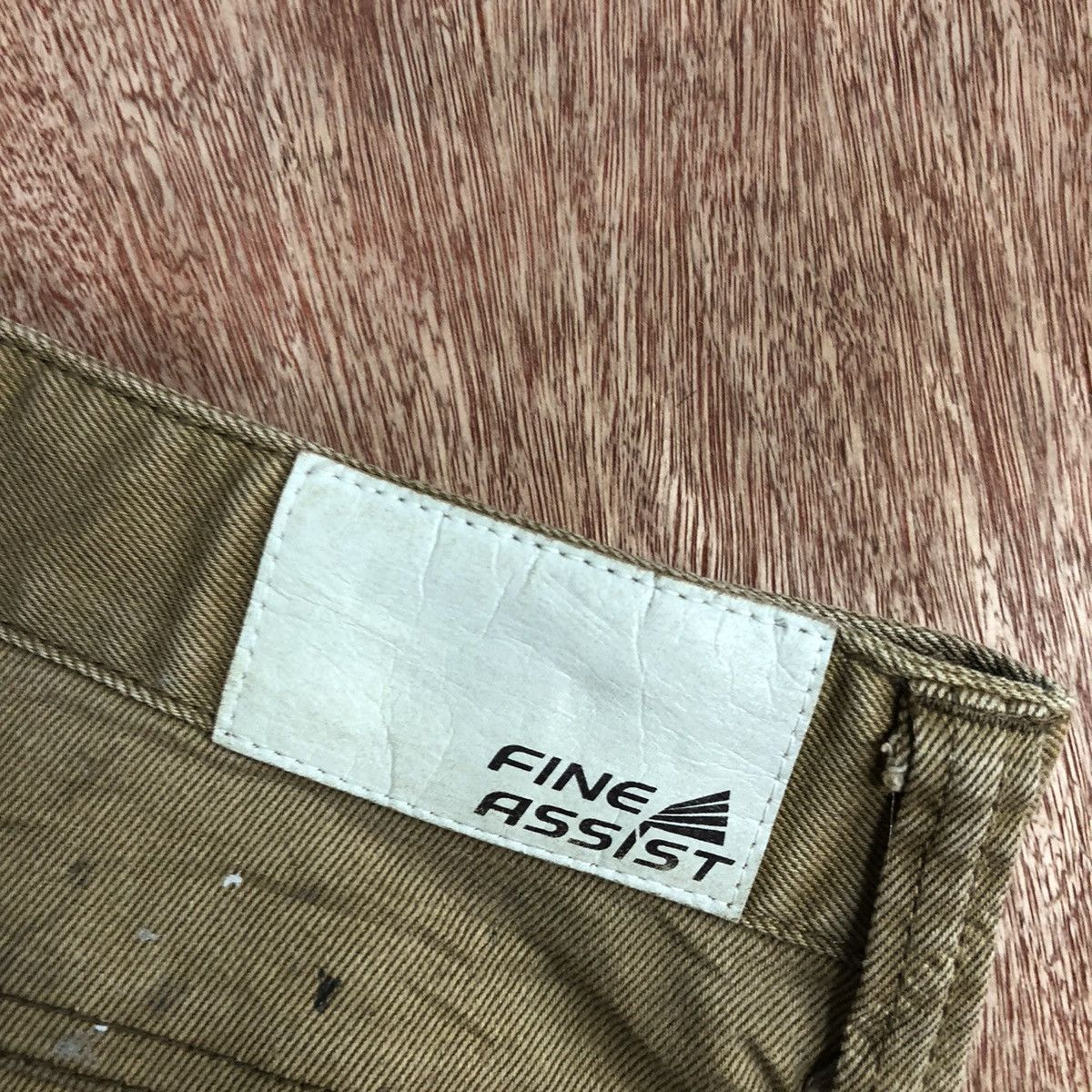 Japanese Brand DLL Fine Assists paint Brown Multipocket Cargo Pants #c894 Size US 35 - 17 Thumbnail