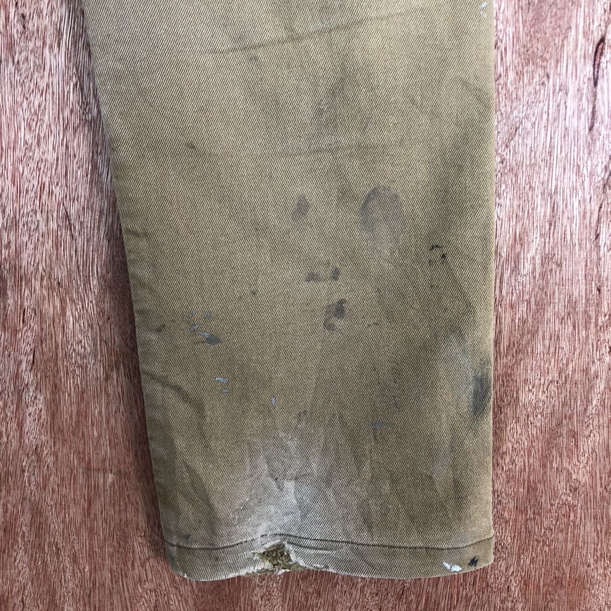 Japanese Brand DLL Fine Assists paint Brown Multipocket Cargo Pants #c894 Size US 35 - 16 Thumbnail