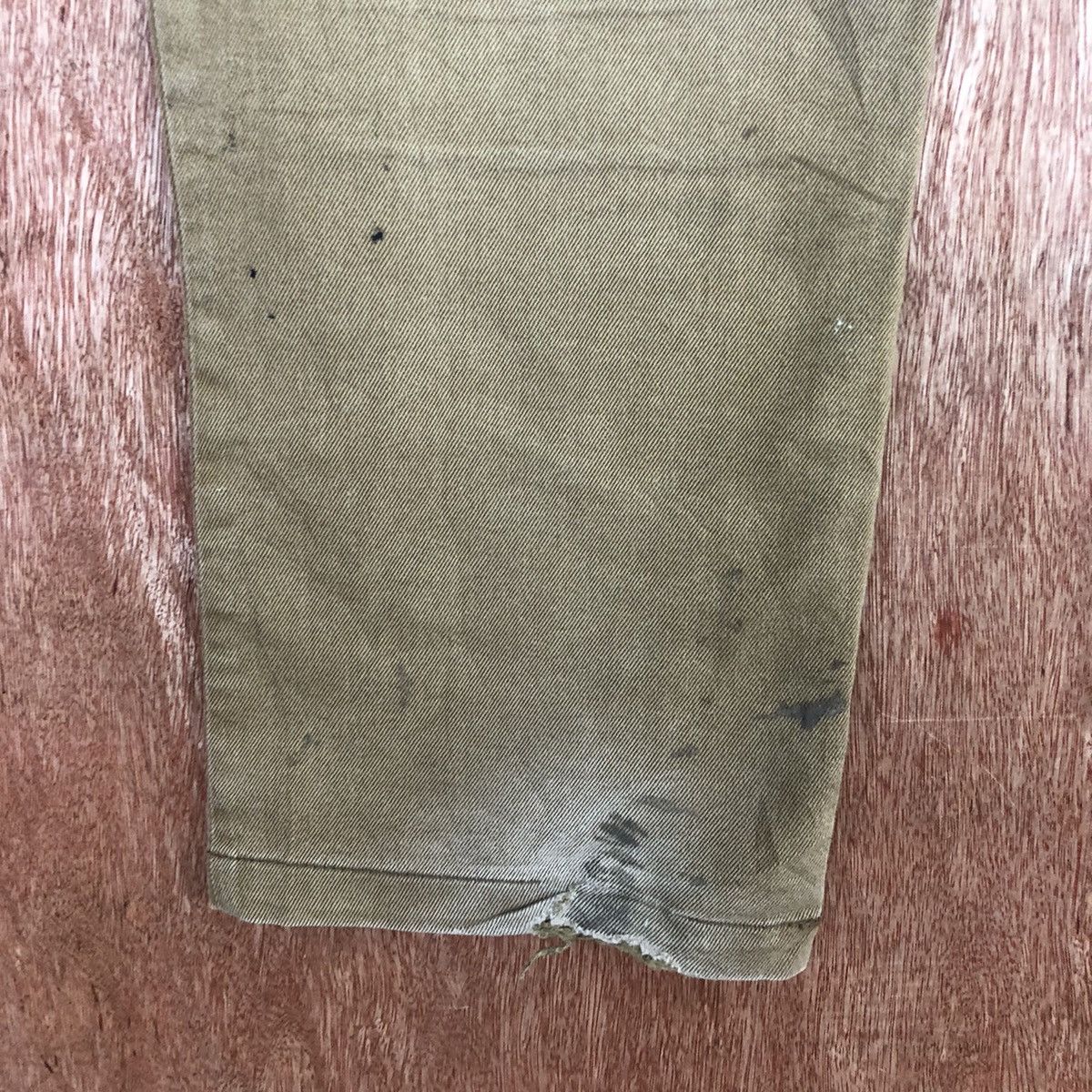 Japanese Brand DLL Fine Assists paint Brown Multipocket Cargo Pants #c894 Size US 35 - 15 Thumbnail