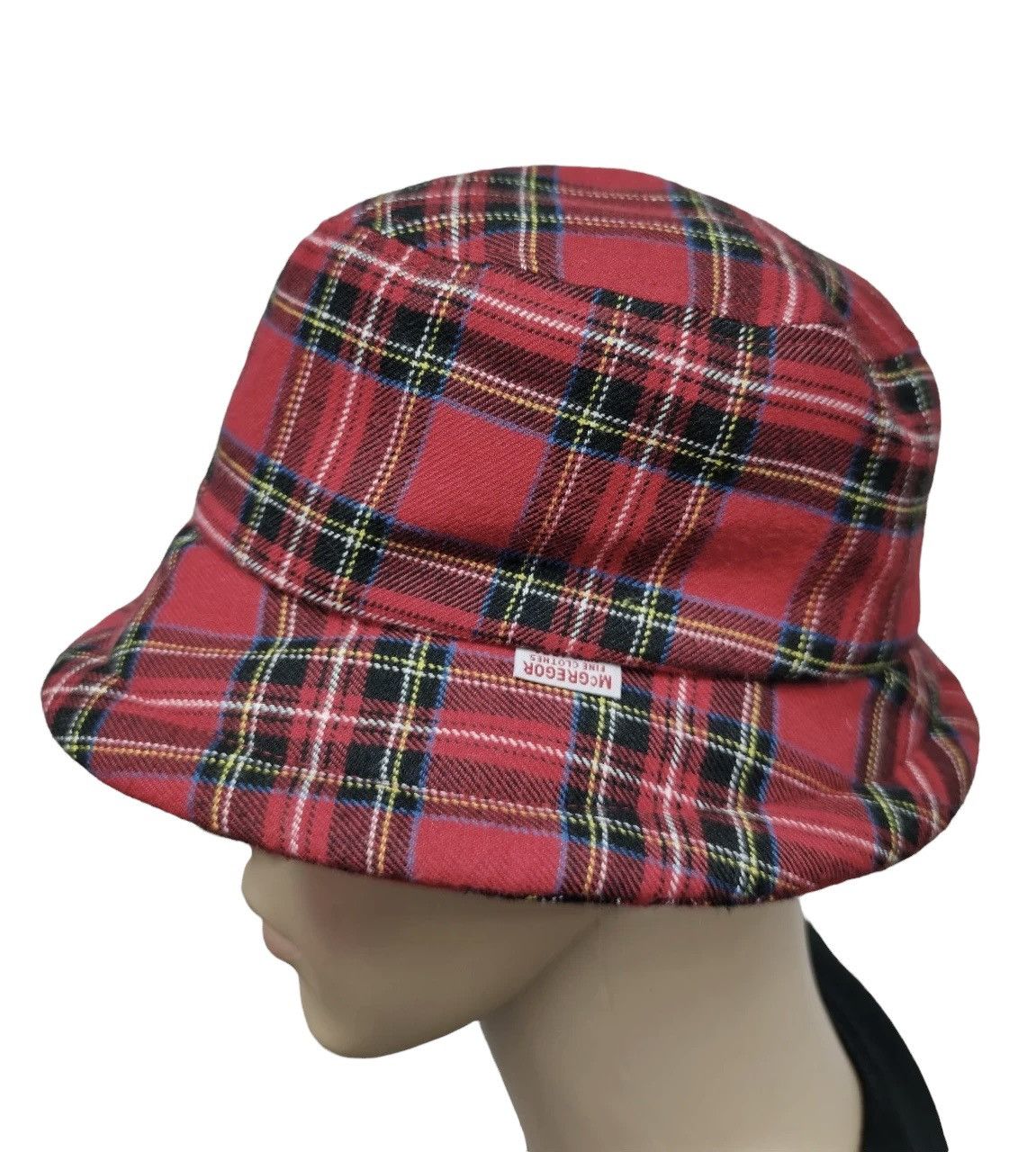 McGregor Vtg MCGREGOR Royal Stewart Punk Tartan Fedora Hat Size ONE SIZE - 3 Thumbnail