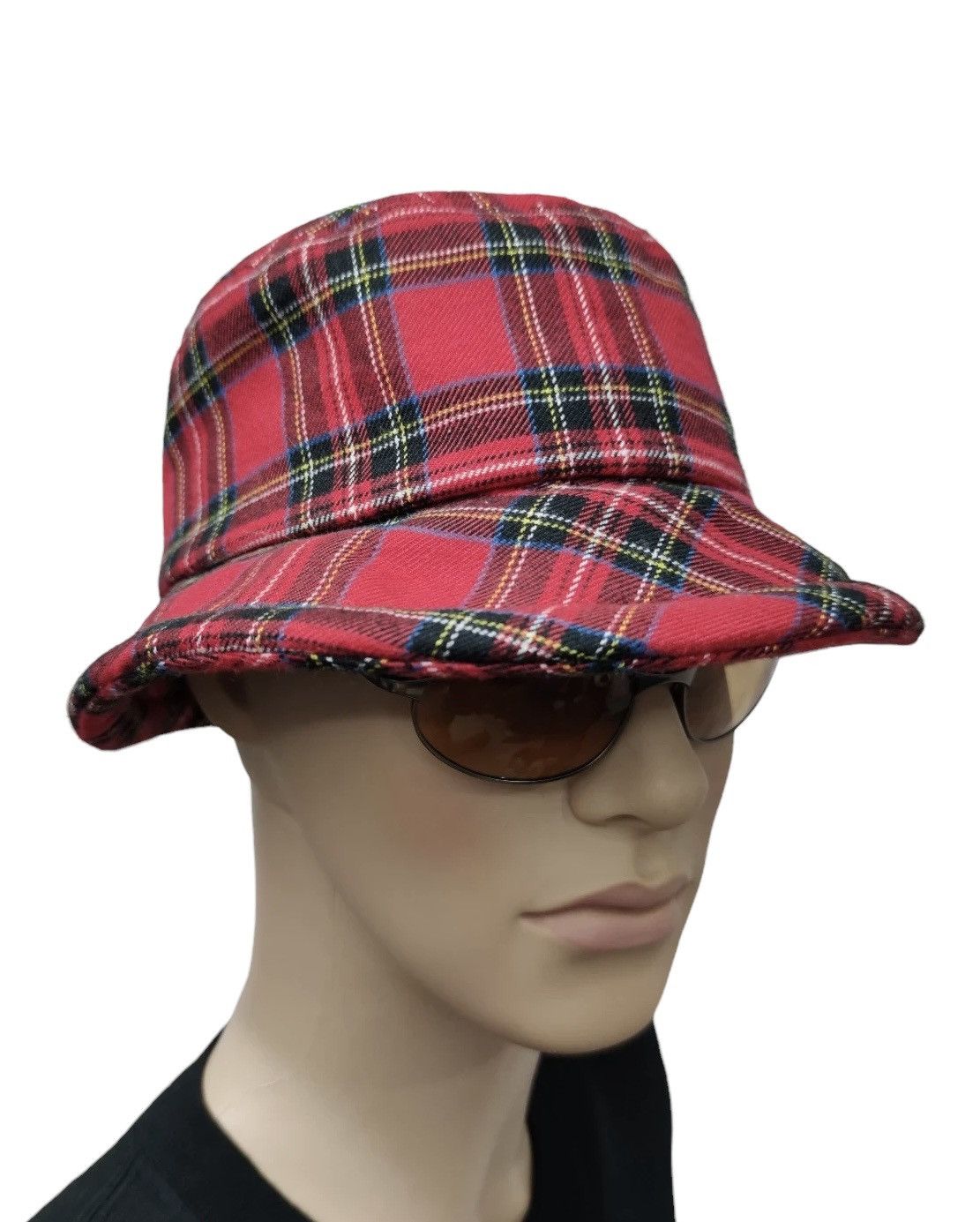 McGregor Vtg MCGREGOR Royal Stewart Punk Tartan Fedora Hat Size ONE SIZE - 1 Thumbnail