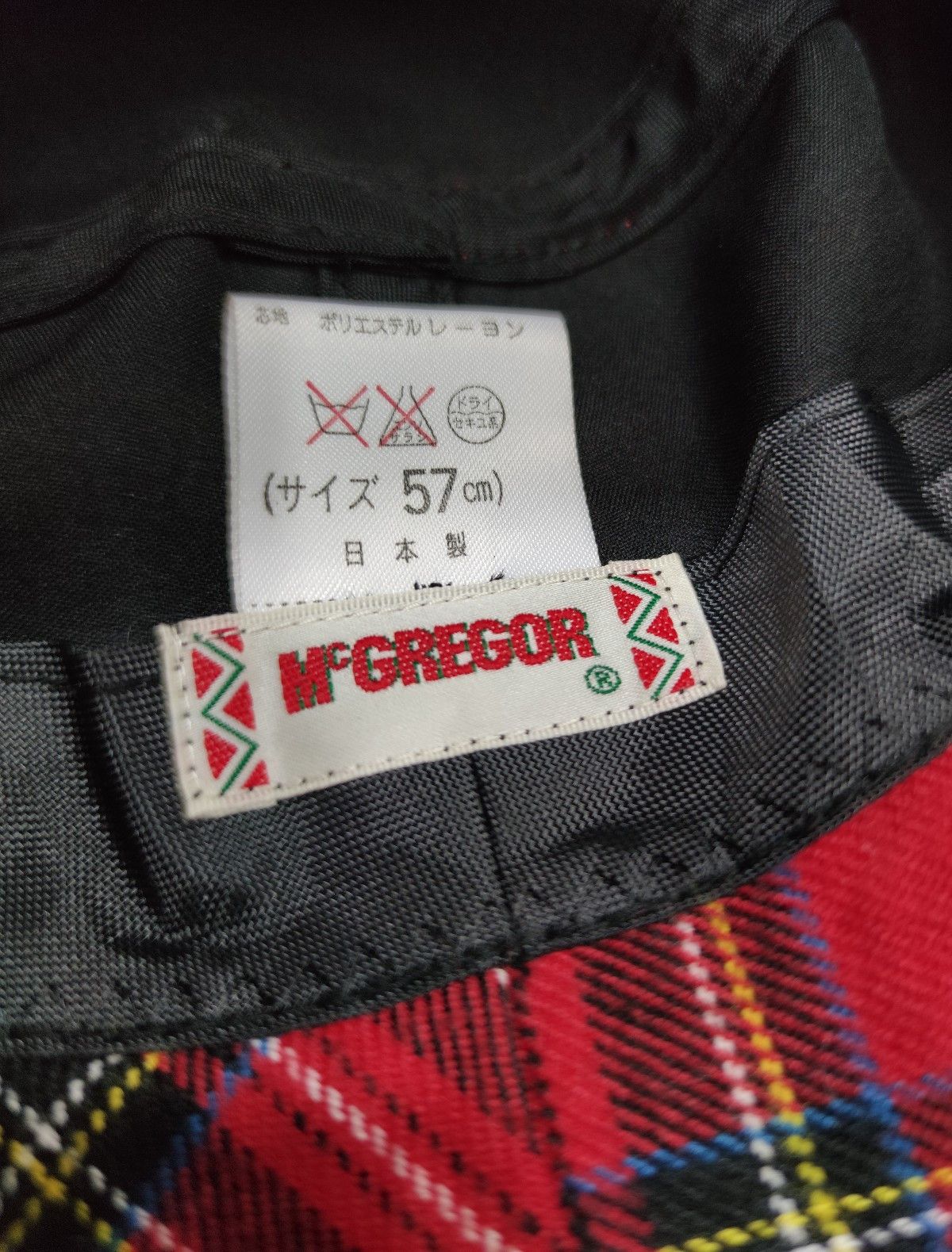 McGregor Vtg MCGREGOR Royal Stewart Punk Tartan Fedora Hat Size ONE SIZE - 7 Thumbnail