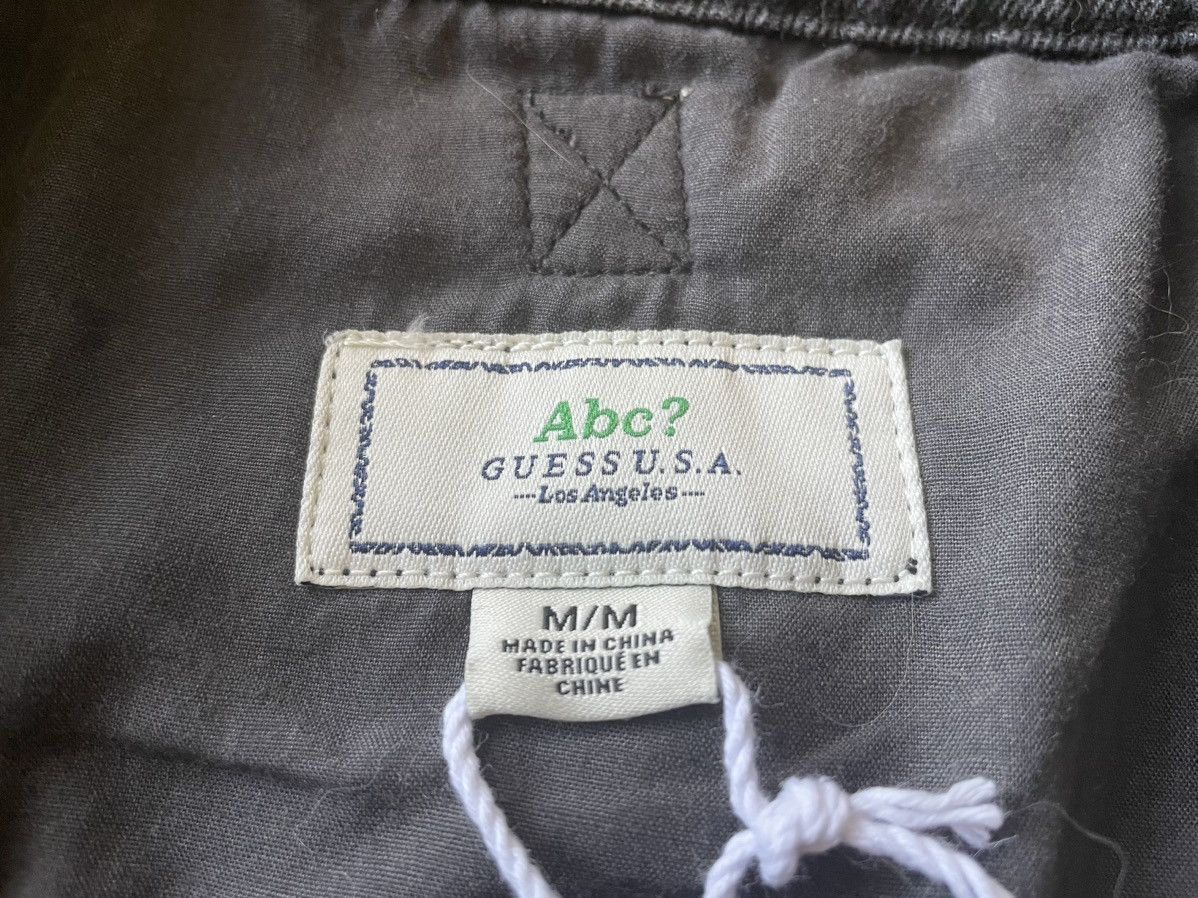 Advisory Board Crystals × Guess Black Denim Paint Jacket Medium Jean ABC? Artist Recluse Size US M / EU 48-50 / 2 - 22 Thumbnail