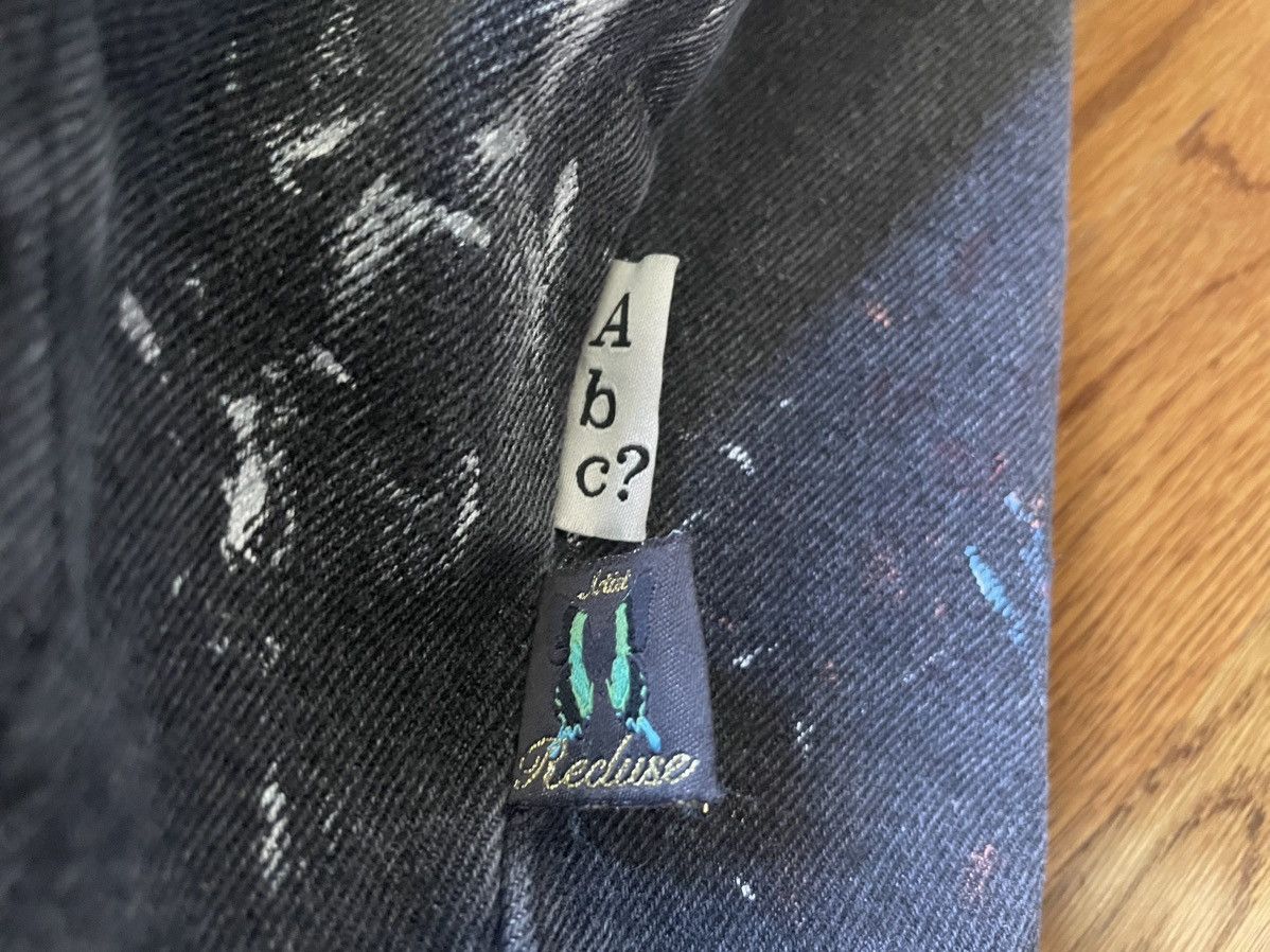 Advisory Board Crystals × Guess Black Denim Paint Jacket Medium Jean ABC? Artist Recluse Size US M / EU 48-50 / 2 - 12 Thumbnail
