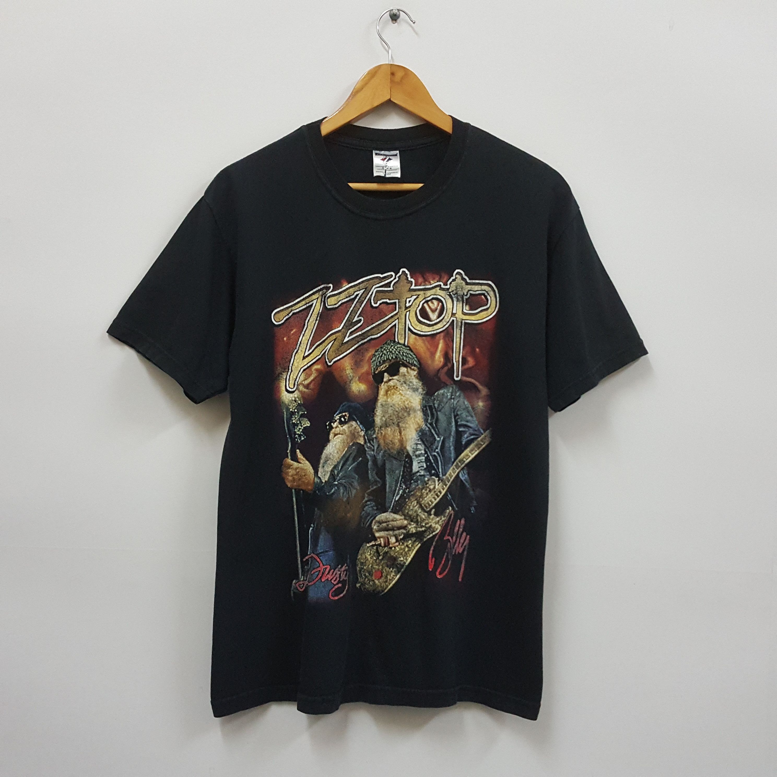 Band Tees × Vintage Vintage ZZ TOP American rock band nice design tour t-shirt Size US L / EU 52-54 / 3 - 1 Thumbnail
