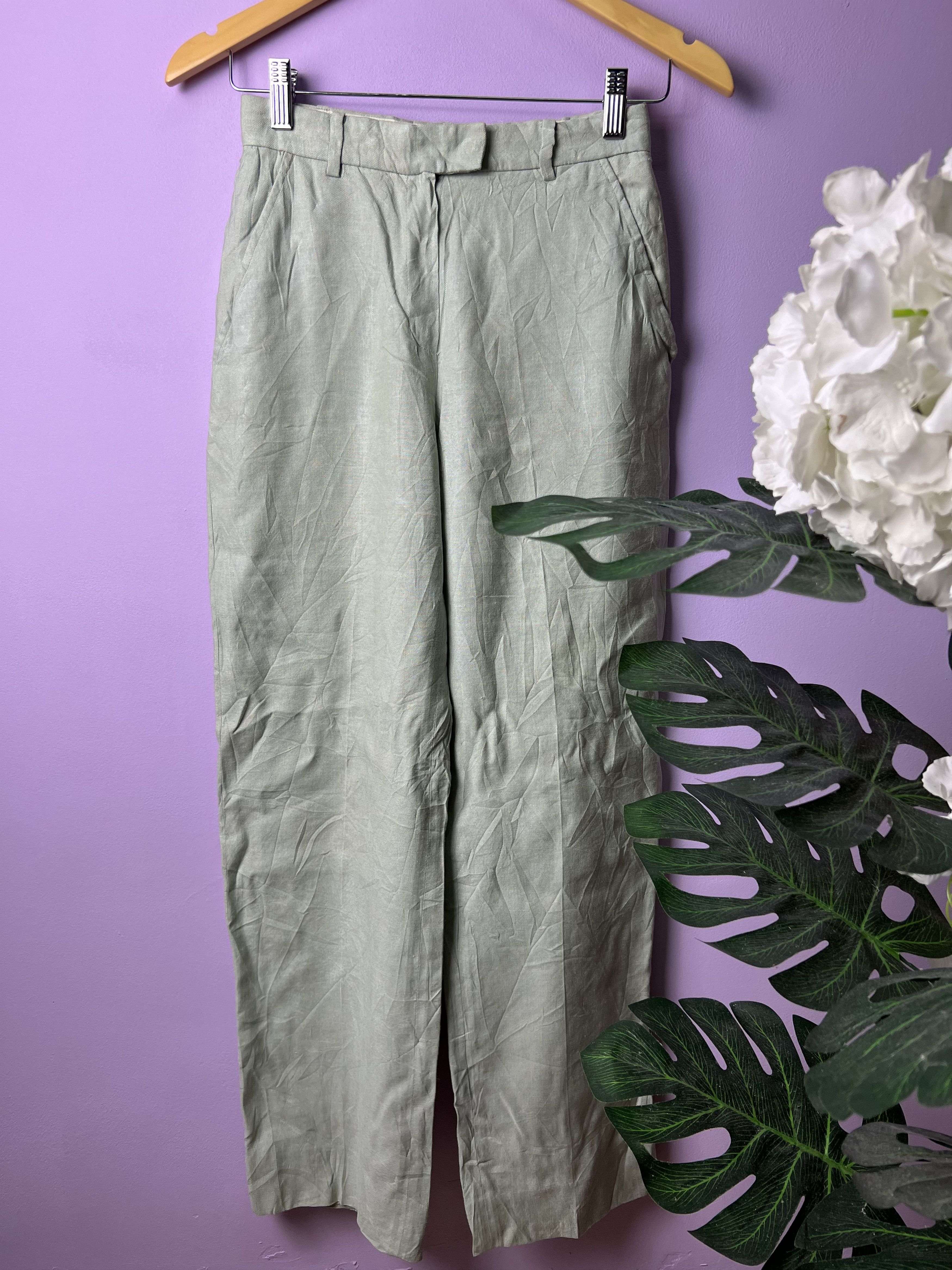 Armani 🔥Vintage Armani Pleat Pants Size 25" / US 0 / IT 36 - 2 Thumbnail