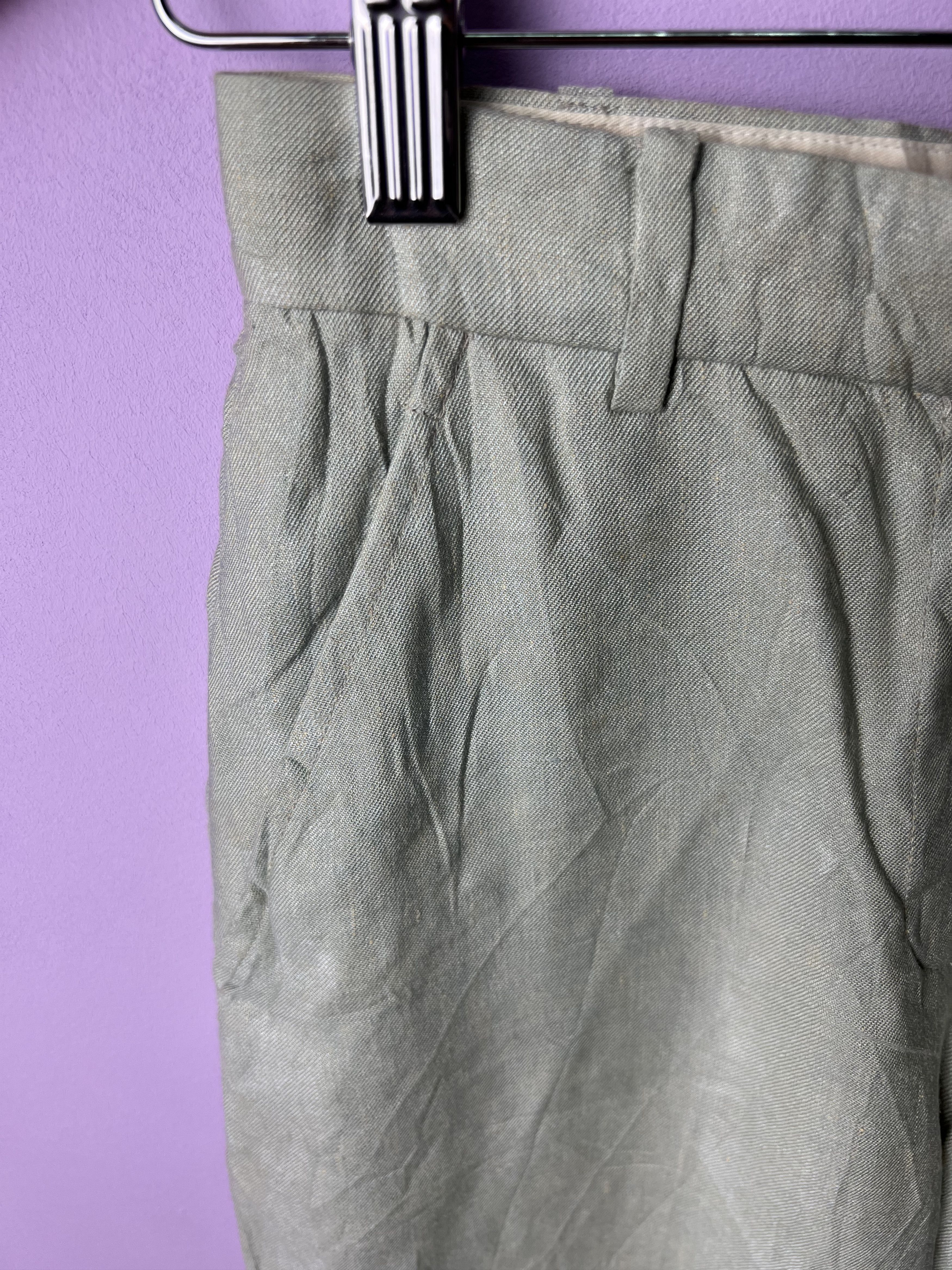 Armani 🔥Vintage Armani Pleat Pants Size 25" / US 0 / IT 36 - 7 Thumbnail