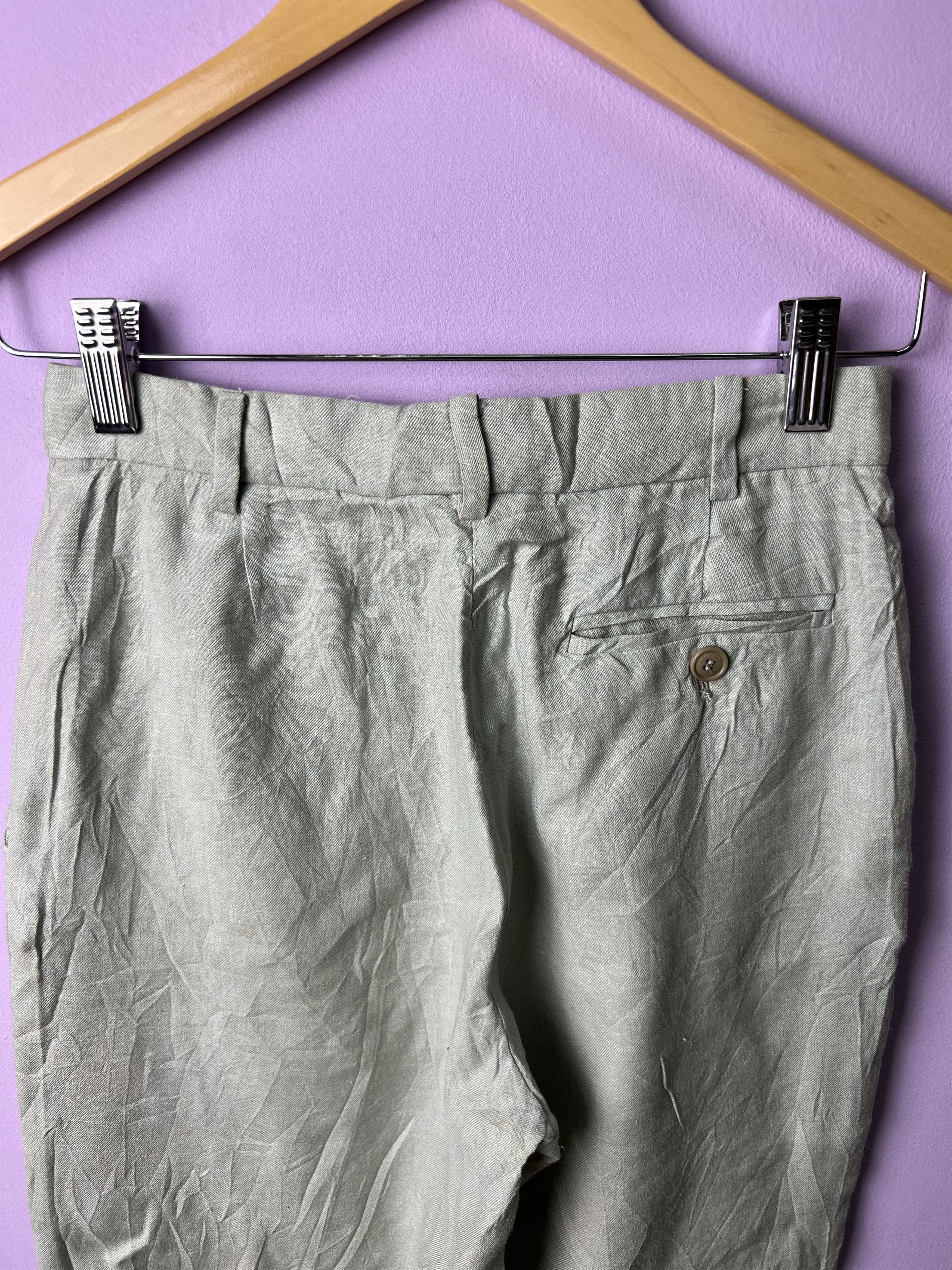 Armani 🔥Vintage Armani Pleat Pants Size 25" / US 0 / IT 36 - 9 Thumbnail