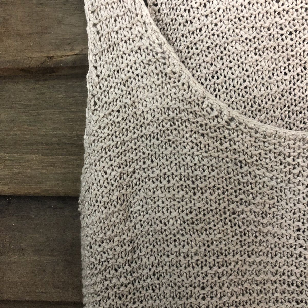 Japanese Brand Aerie Mesh Net Crochet Vest Knitwear dresses #7192 Size L / US 10 / IT 46 - 5 Thumbnail