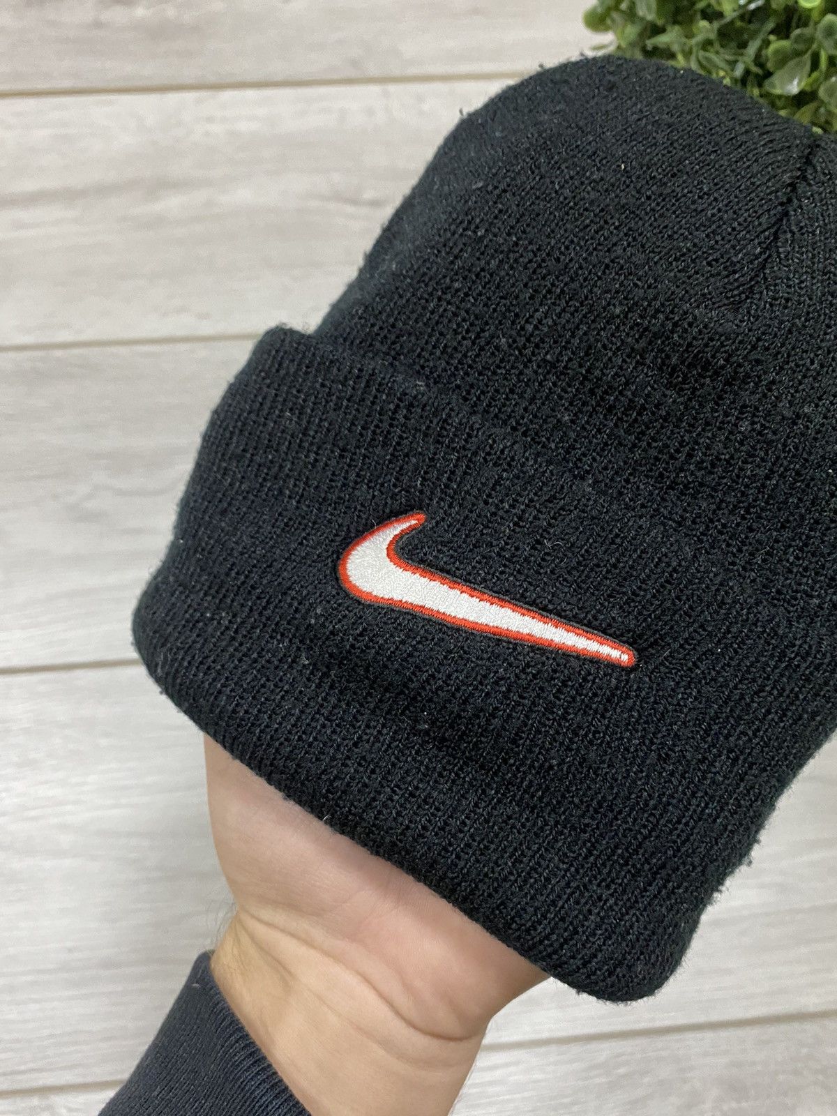 Nike Nike vintage beanie hat swoosh 90s Size ONE SIZE - 4 Thumbnail