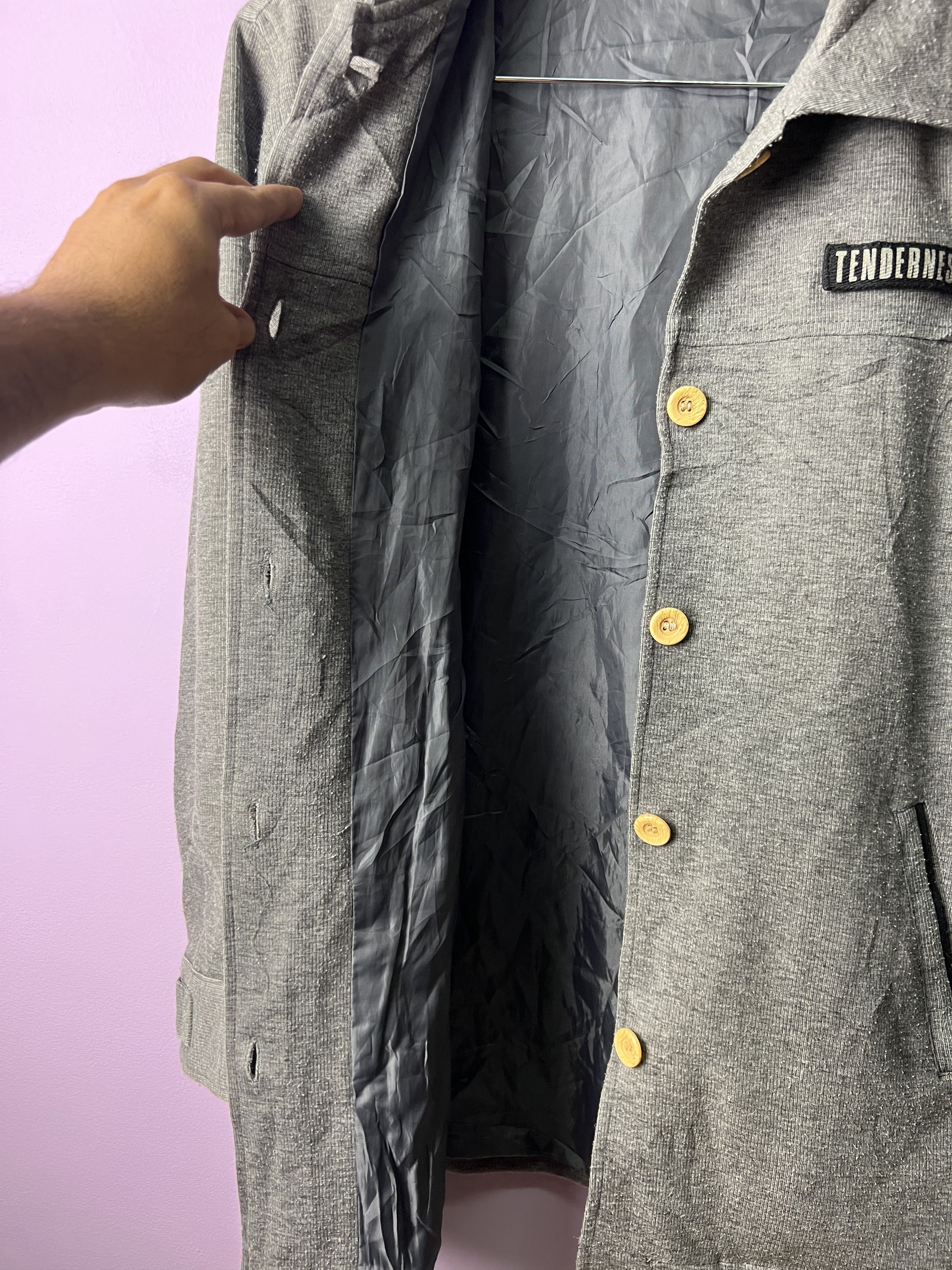 Japanese Brand 🔥Vintage Nothing Else Tenderness Light Jackets Size US S / EU 44-46 / 1 - 14 Thumbnail