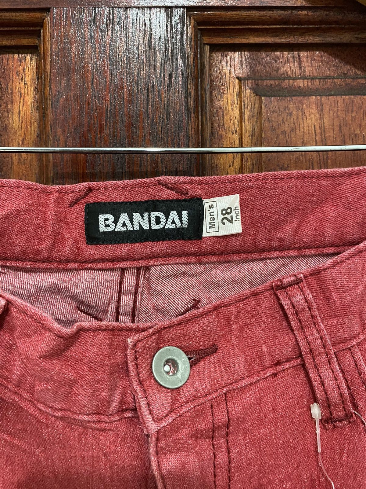 Anime NWT BANDAI BONDAGE PUNK STRETCH DENIM PANT MADE JAPAN Size US 28 / EU 44 - 8 Thumbnail