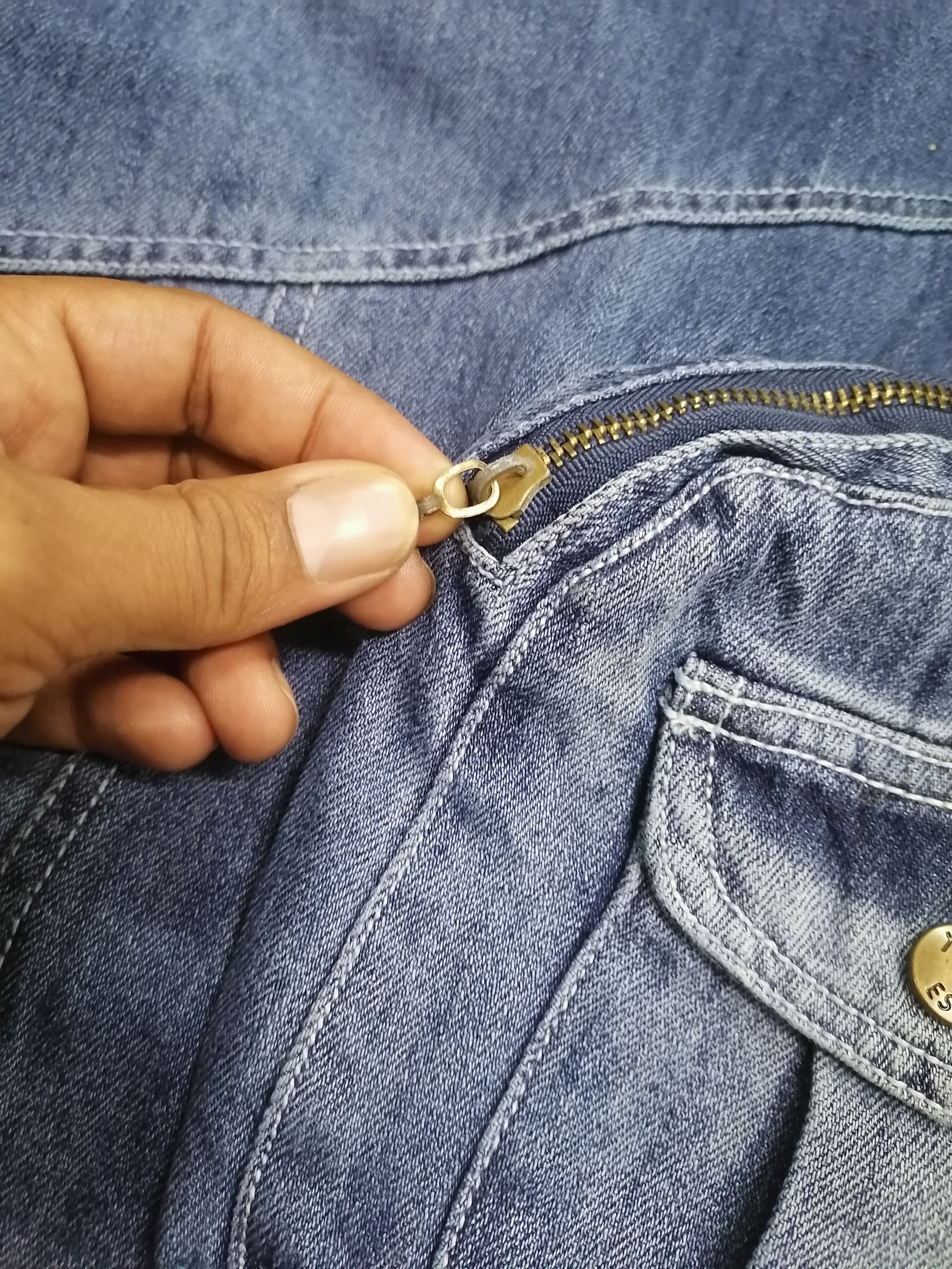 Japanese Brand Sickkk❗3D Pocket Yes Esaac Baggy Denim Pants🔥 Size US 29 - 5 Thumbnail
