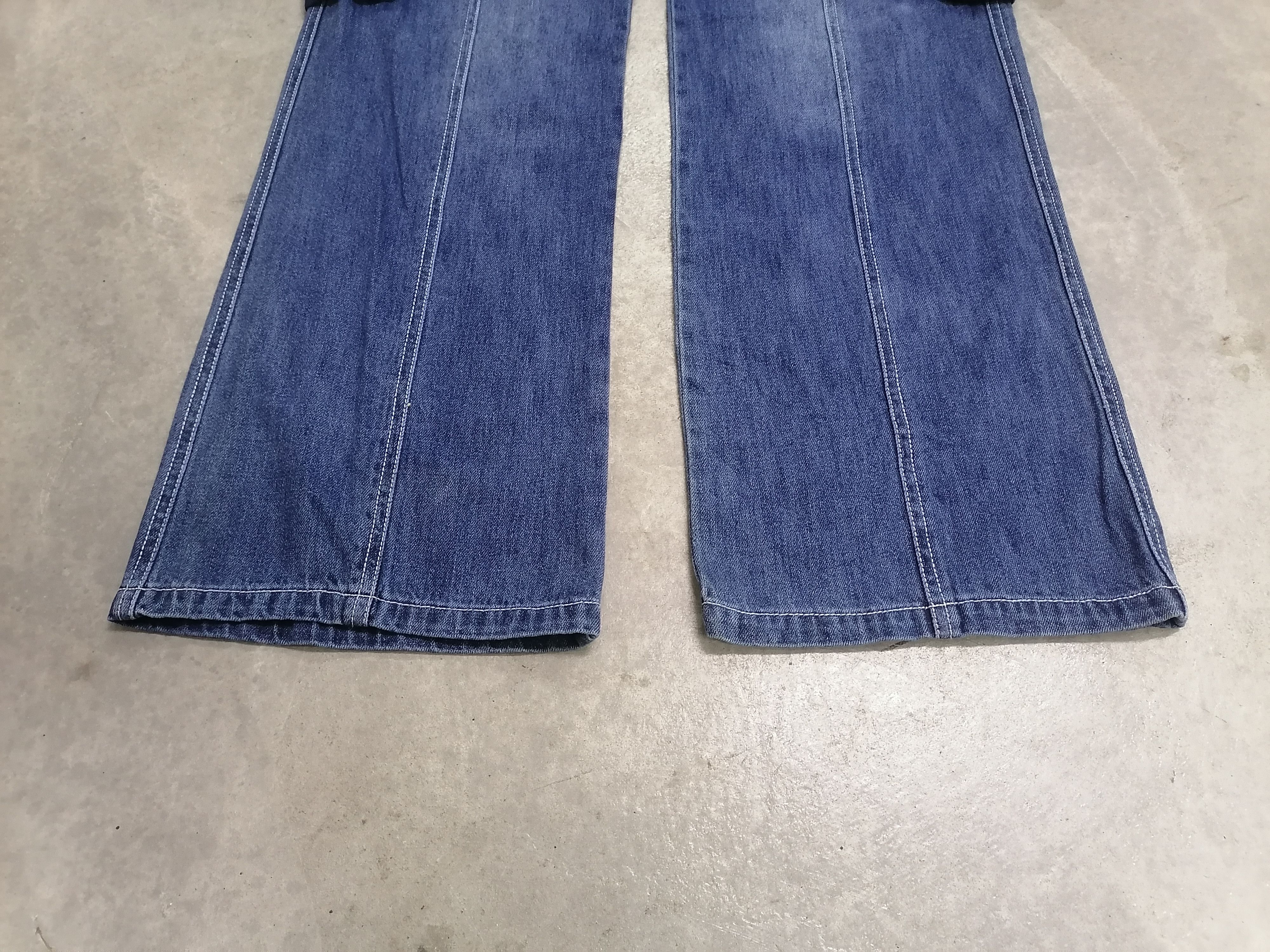 Japanese Brand Sickkk❗3D Pocket Yes Esaac Baggy Denim Pants🔥 Size US 29 - 2 Thumbnail