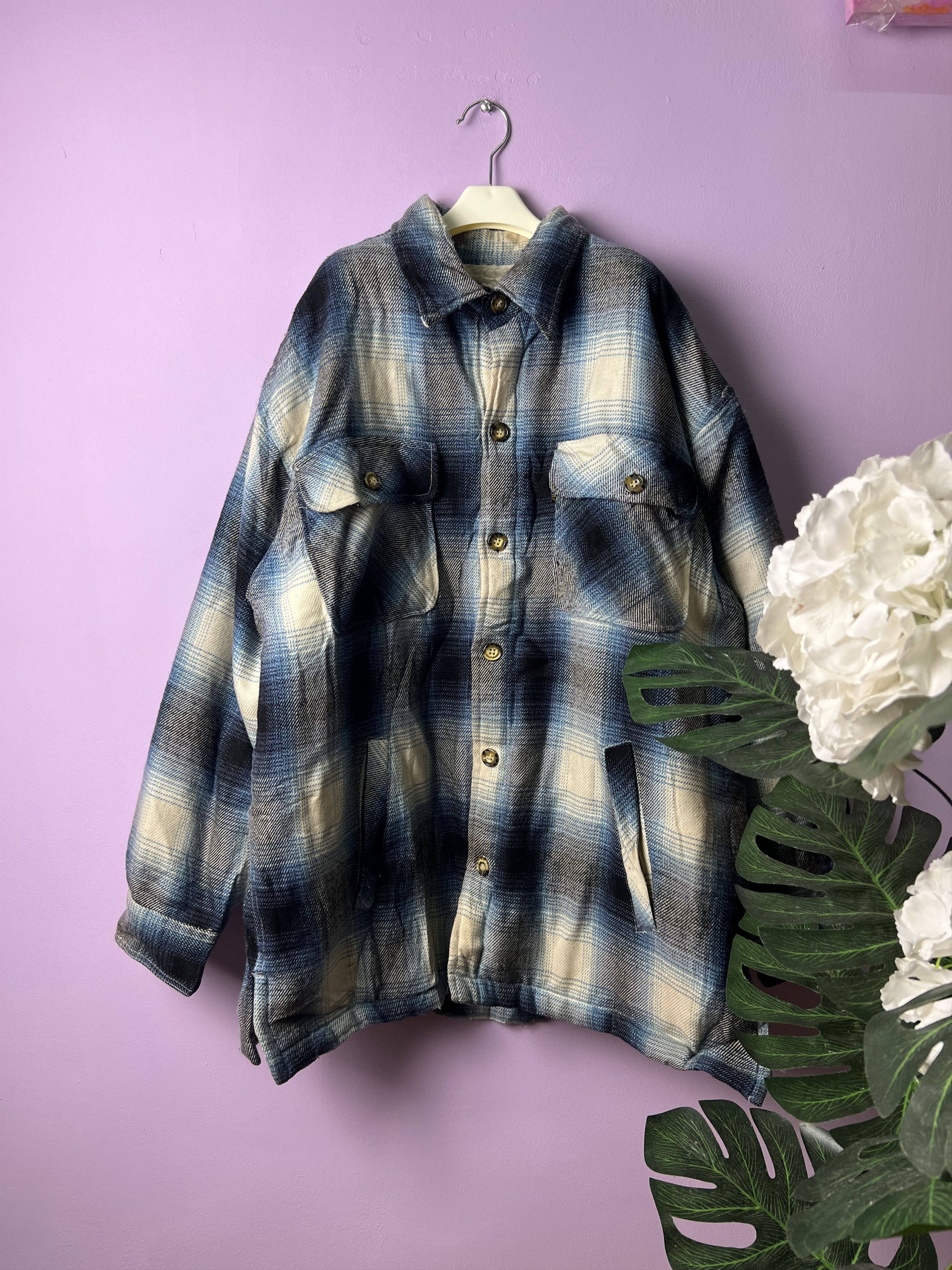 Japanese Brand 🔥Bayleaf Flannel Sherpa Jackets Size US L / EU 52-54 / 3 - 1 Thumbnail