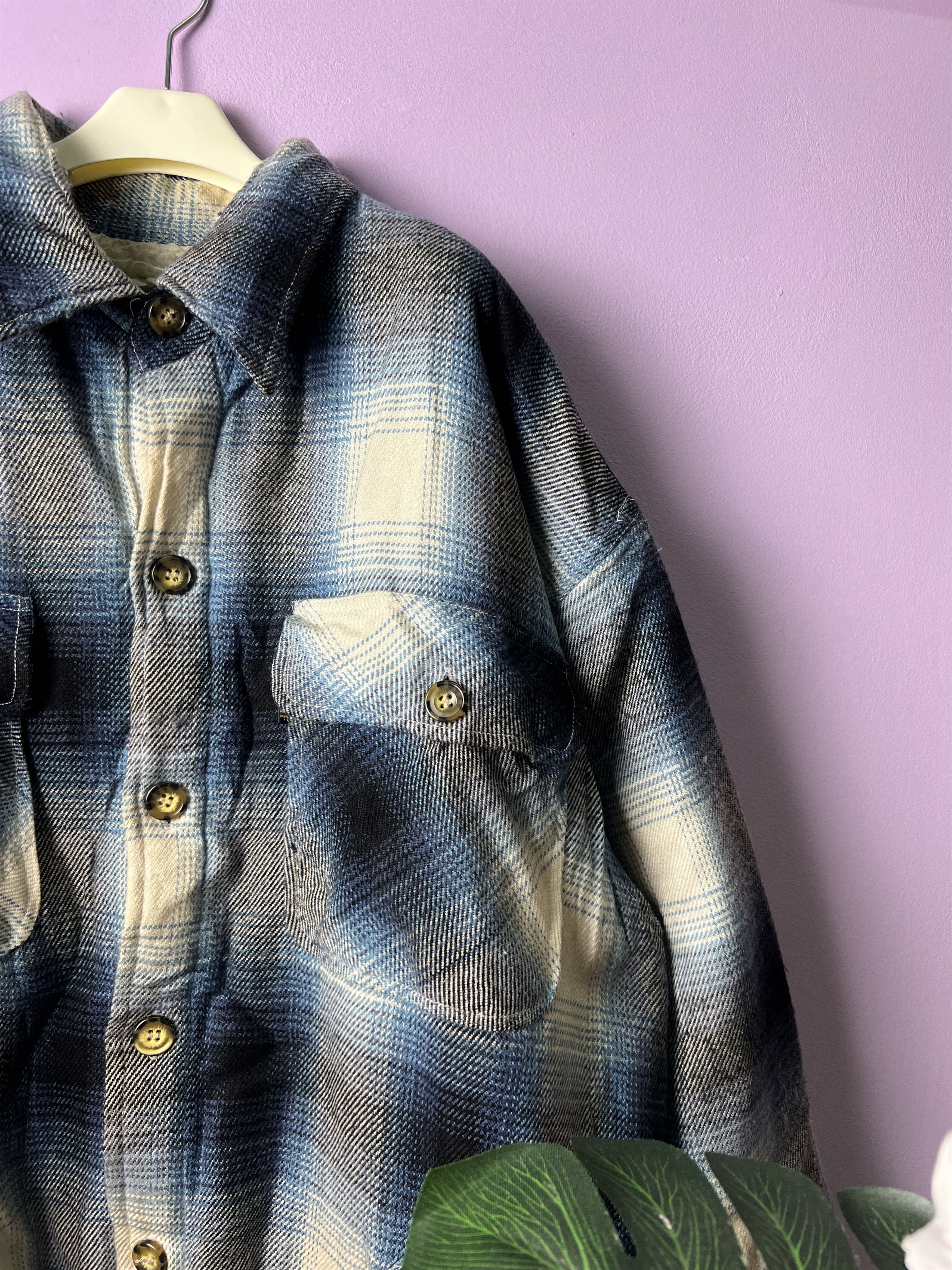 Japanese Brand 🔥Bayleaf Flannel Sherpa Jackets Size US L / EU 52-54 / 3 - 8 Thumbnail
