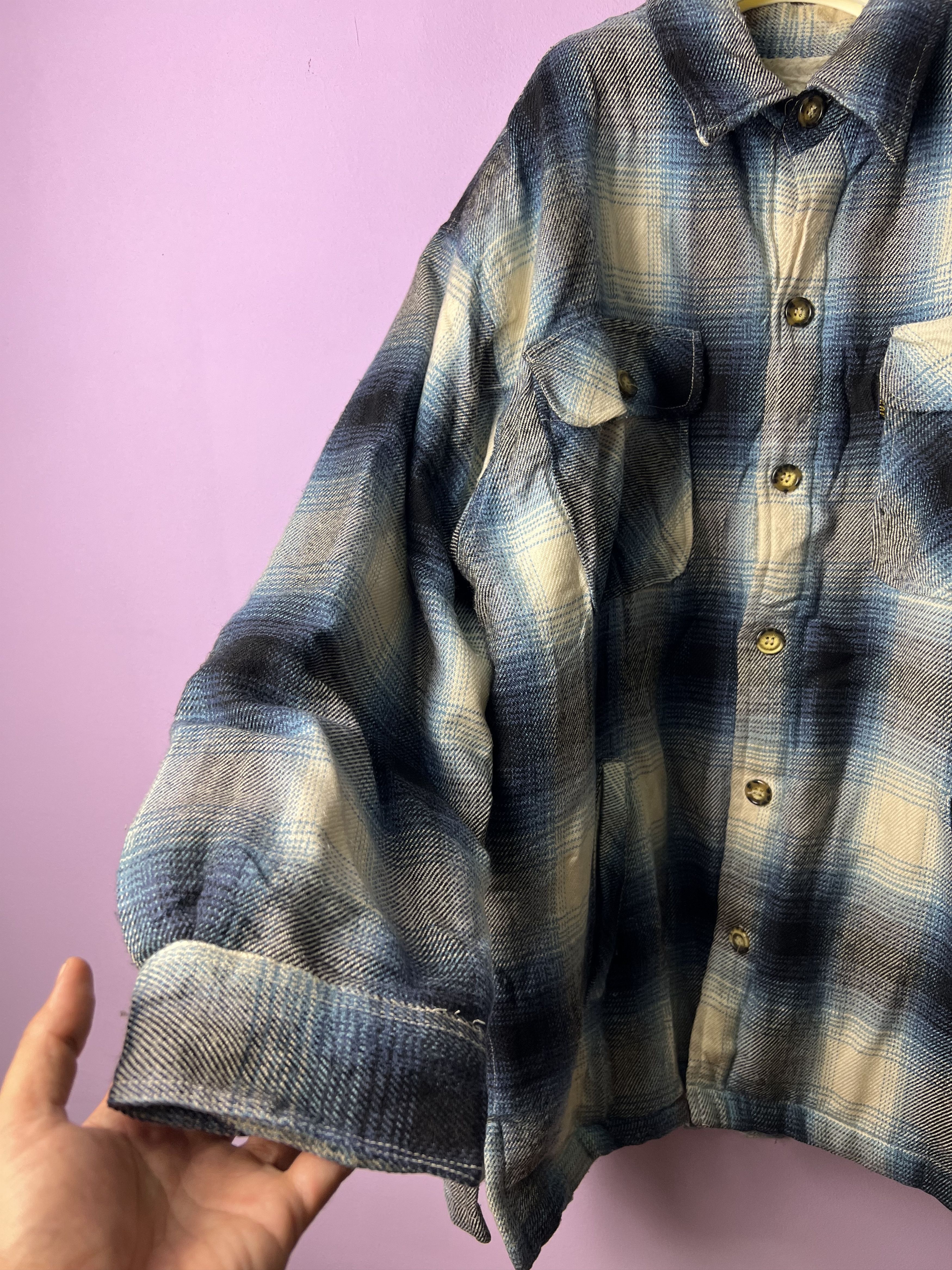 Japanese Brand 🔥Bayleaf Flannel Sherpa Jackets Size US L / EU 52-54 / 3 - 9 Thumbnail