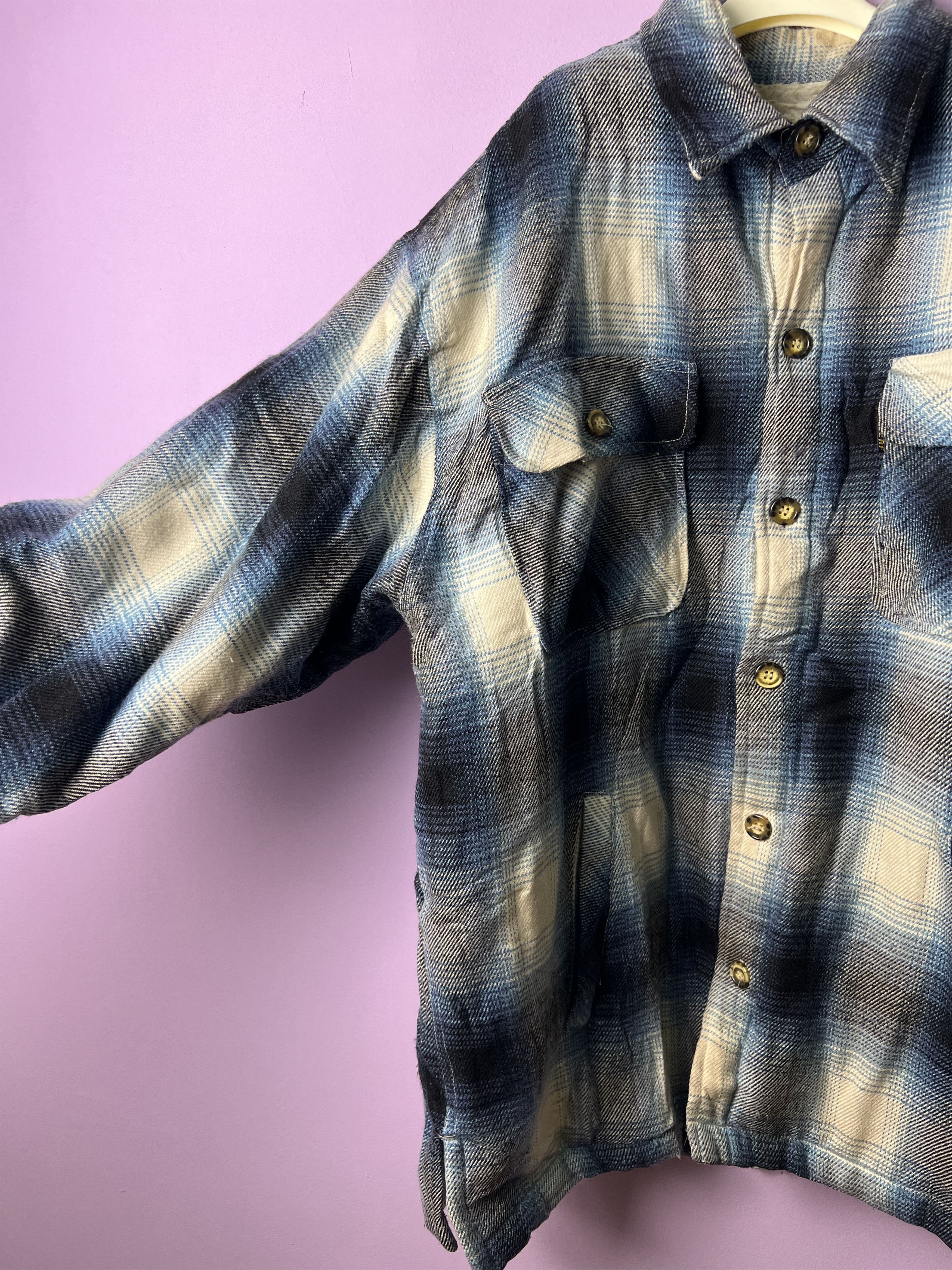 Japanese Brand 🔥Bayleaf Flannel Sherpa Jackets Size US L / EU 52-54 / 3 - 10 Thumbnail