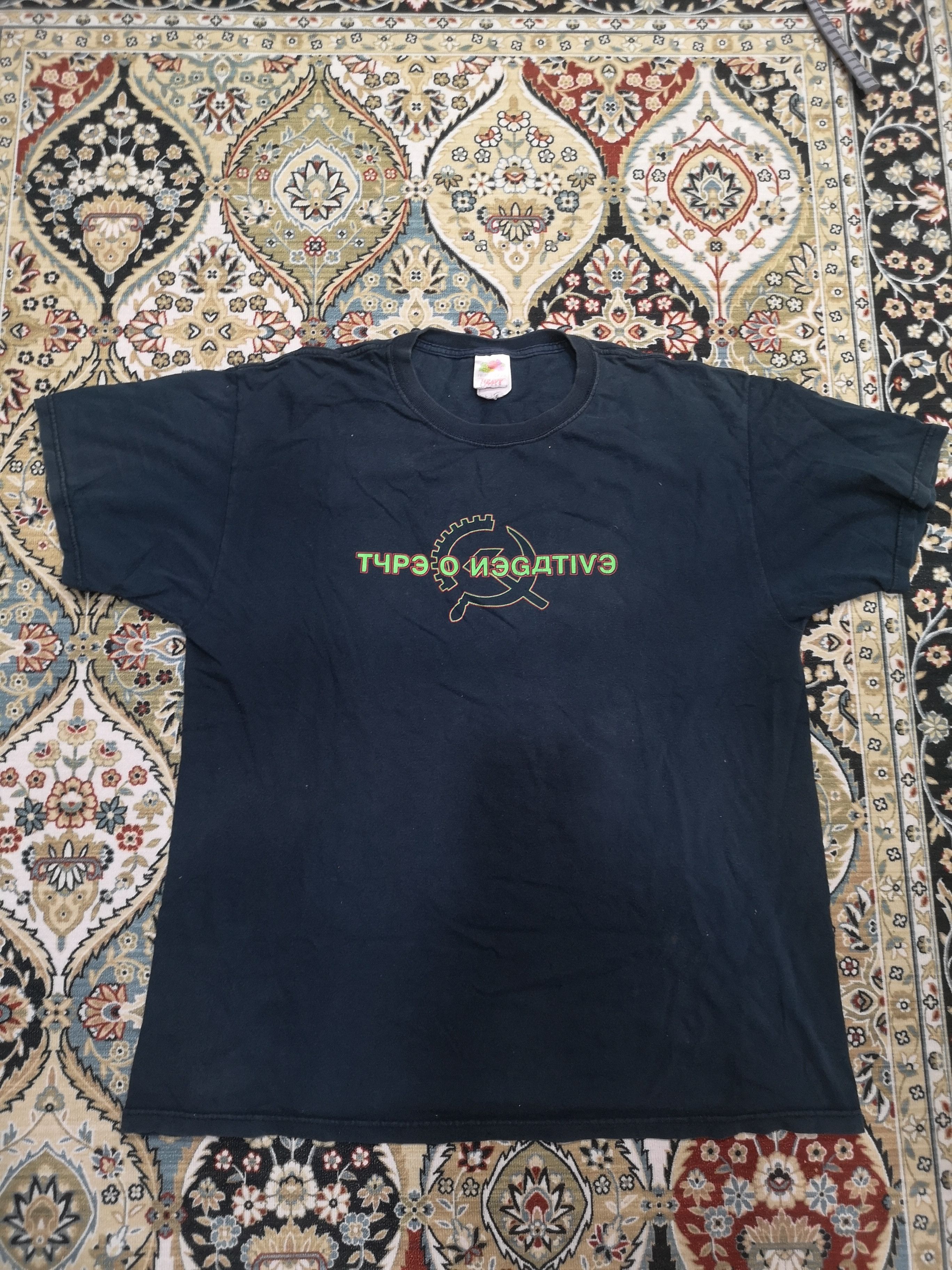 Pre-owned Band Tees X Vintage 90's Type O Negative Tee In Black