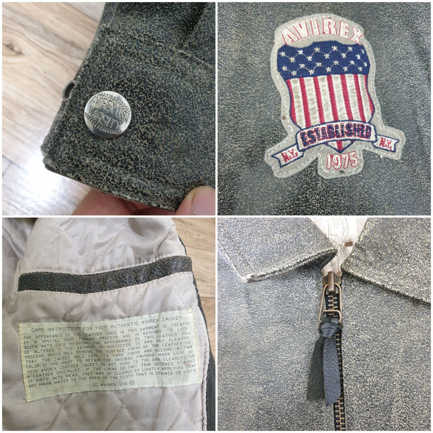Avirex AVIREX USA leather jacket Size US L / EU 52-54 / 3 - 5 Thumbnail