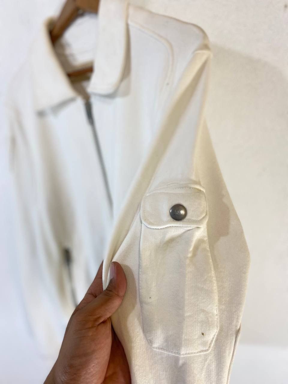 HYDROGEN Hydrogen Italy White bomber Jacket Size US M / EU 48-50 / 2 - 6 Thumbnail