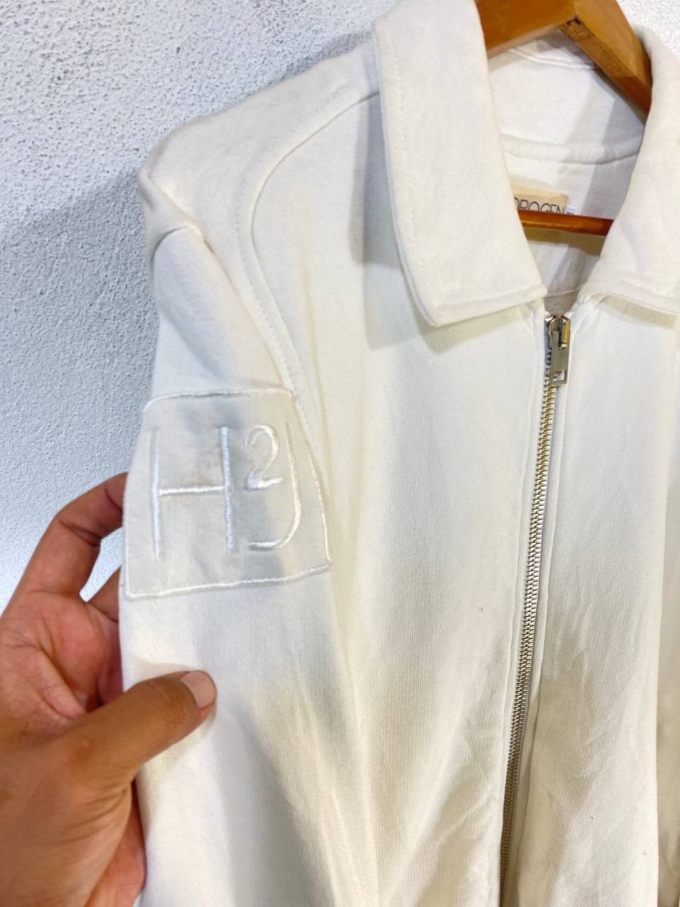 HYDROGEN Hydrogen Italy White bomber Jacket Size US M / EU 48-50 / 2 - 4 Thumbnail