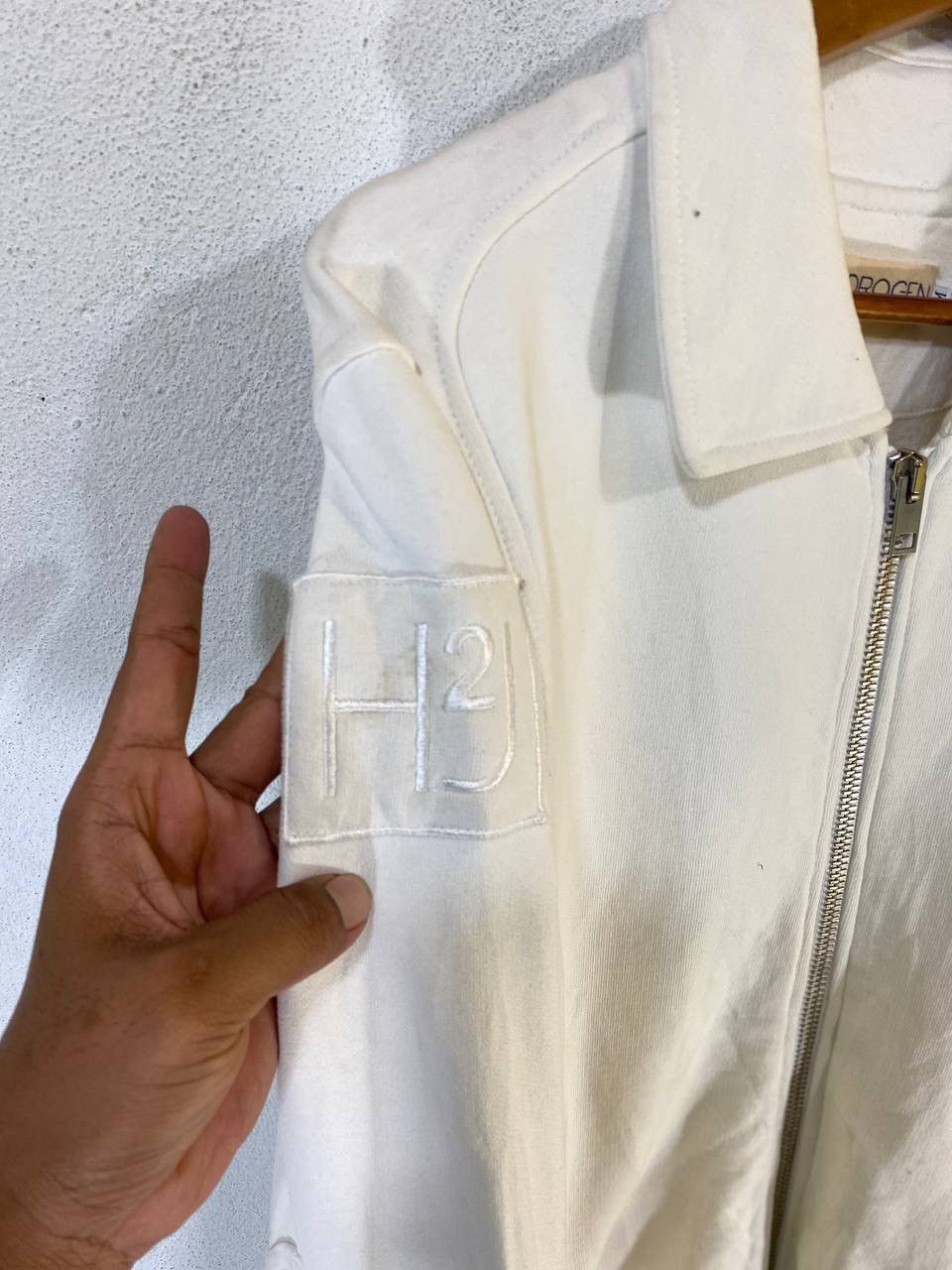 HYDROGEN Hydrogen Italy White bomber Jacket Size US M / EU 48-50 / 2 - 9 Thumbnail