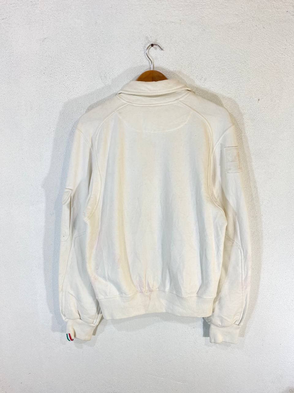 HYDROGEN Hydrogen Italy White bomber Jacket Size US M / EU 48-50 / 2 - 2 Thumbnail