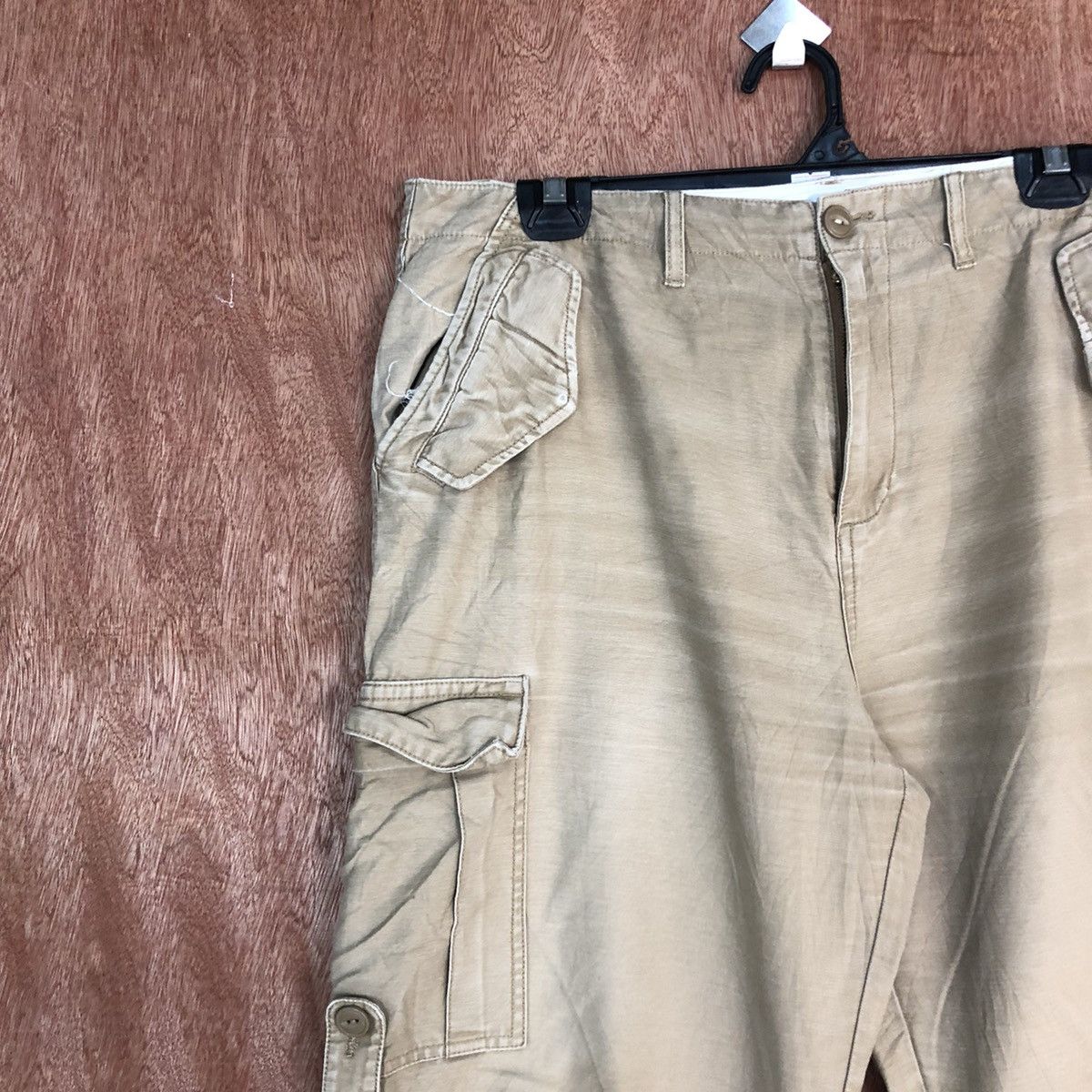 Japanese Brand Superubis Brown Multipocket Tactical Cargo Pants #c903 Size US 33 - 6 Thumbnail