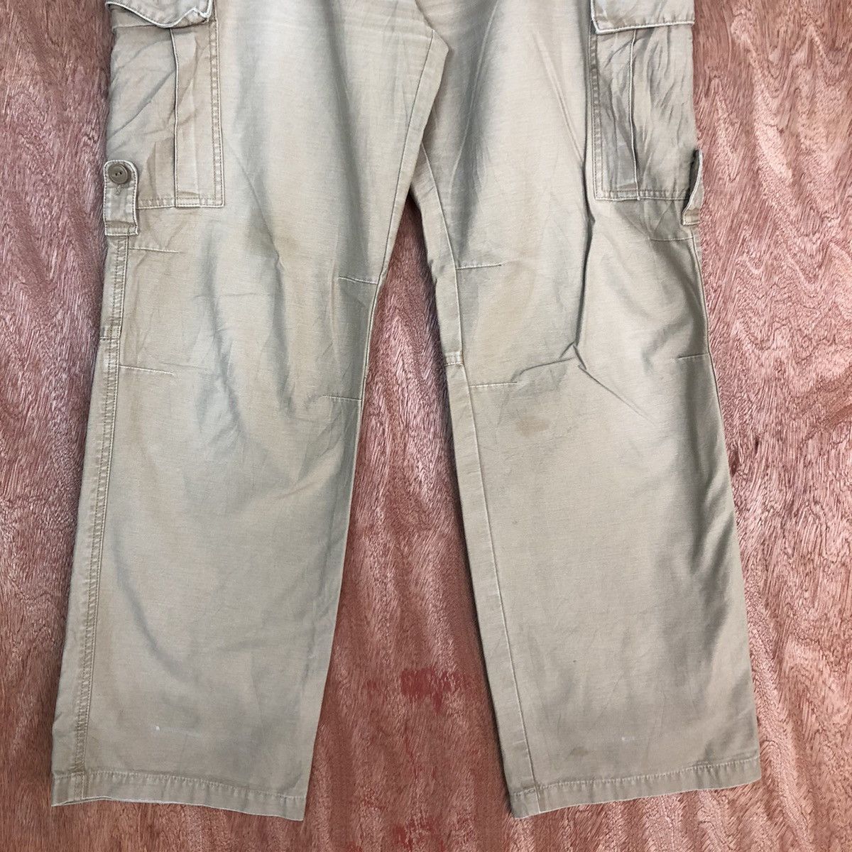 Japanese Brand Superubis Brown Multipocket Tactical Cargo Pants #c903 Size US 33 - 3 Thumbnail