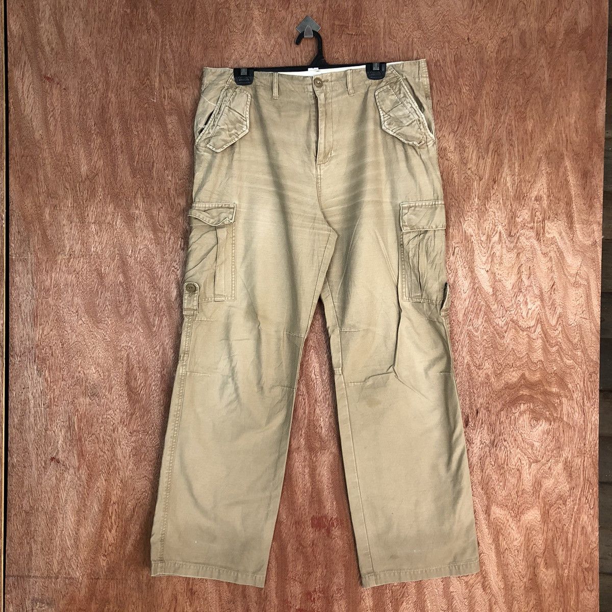 Japanese Brand Superubis Brown Multipocket Tactical Cargo Pants #c903 Size US 33 - 1 Thumbnail