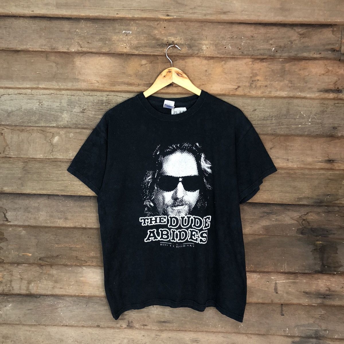 Vintage The Dude Abides Black Short Sleeve Tshirt #3577 Size US M / EU 48-50 / 2 - 3 Thumbnail