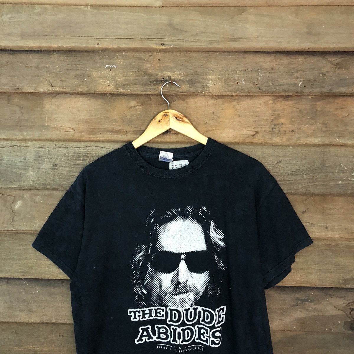 Vintage The Dude Abides Black Short Sleeve Tshirt #3577 Size US M / EU 48-50 / 2 - 7 Thumbnail