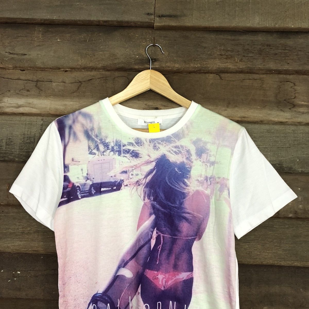 Japanese Brand Bluegill surf girl White Short Sleeve Shirt #3853 Size US S / EU 44-46 / 1 - 7 Thumbnail