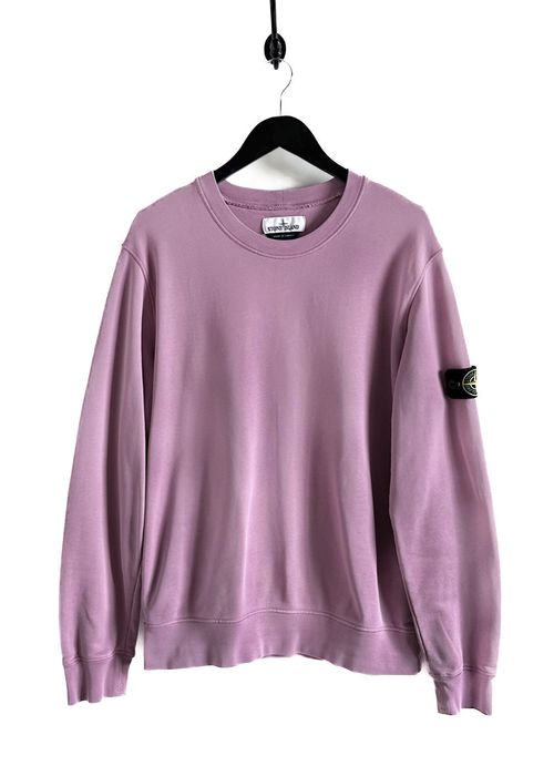 Stone island lilac online sweatshirt