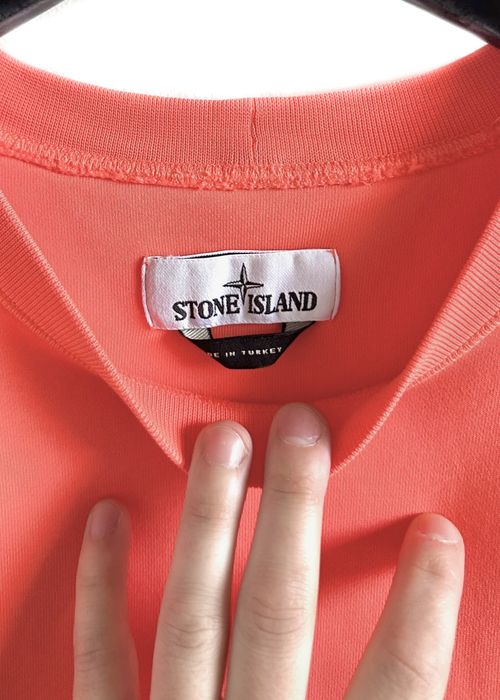 Stone Island Badge White Logo Sweatpants – Boutique LUC.S