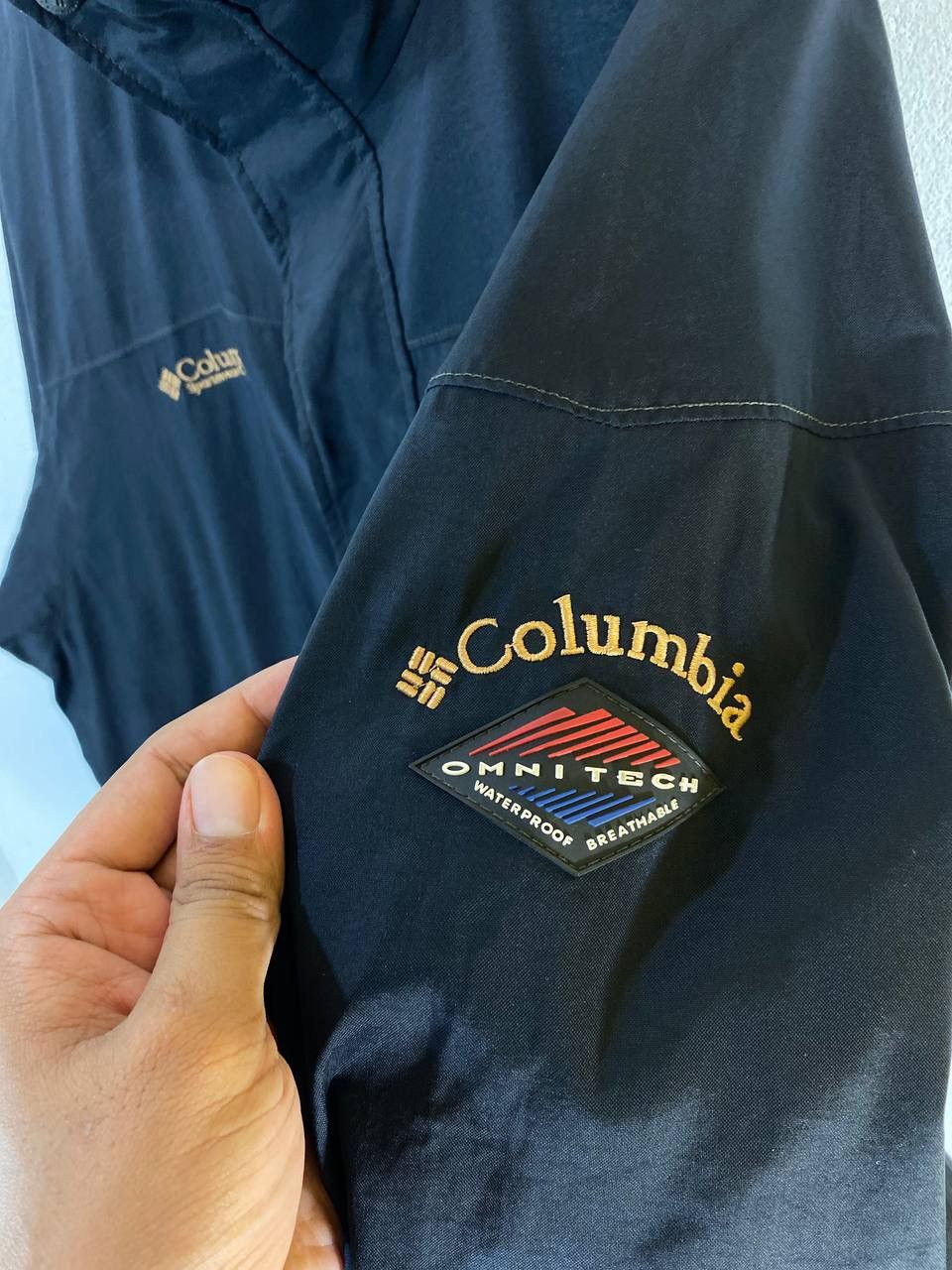 Columbia × Vintage Columbia Omnitech Waterproof Breathable Jacket Size US L / EU 52-54 / 3 - 9 Thumbnail