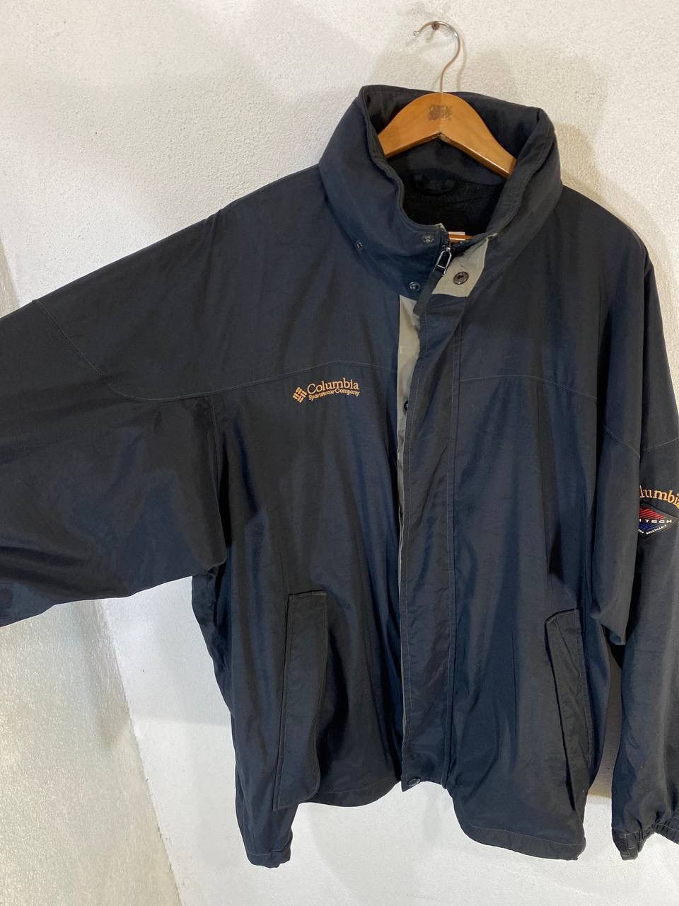 Columbia × Vintage Columbia Omnitech Waterproof Breathable Jacket Size US L / EU 52-54 / 3 - 4 Thumbnail